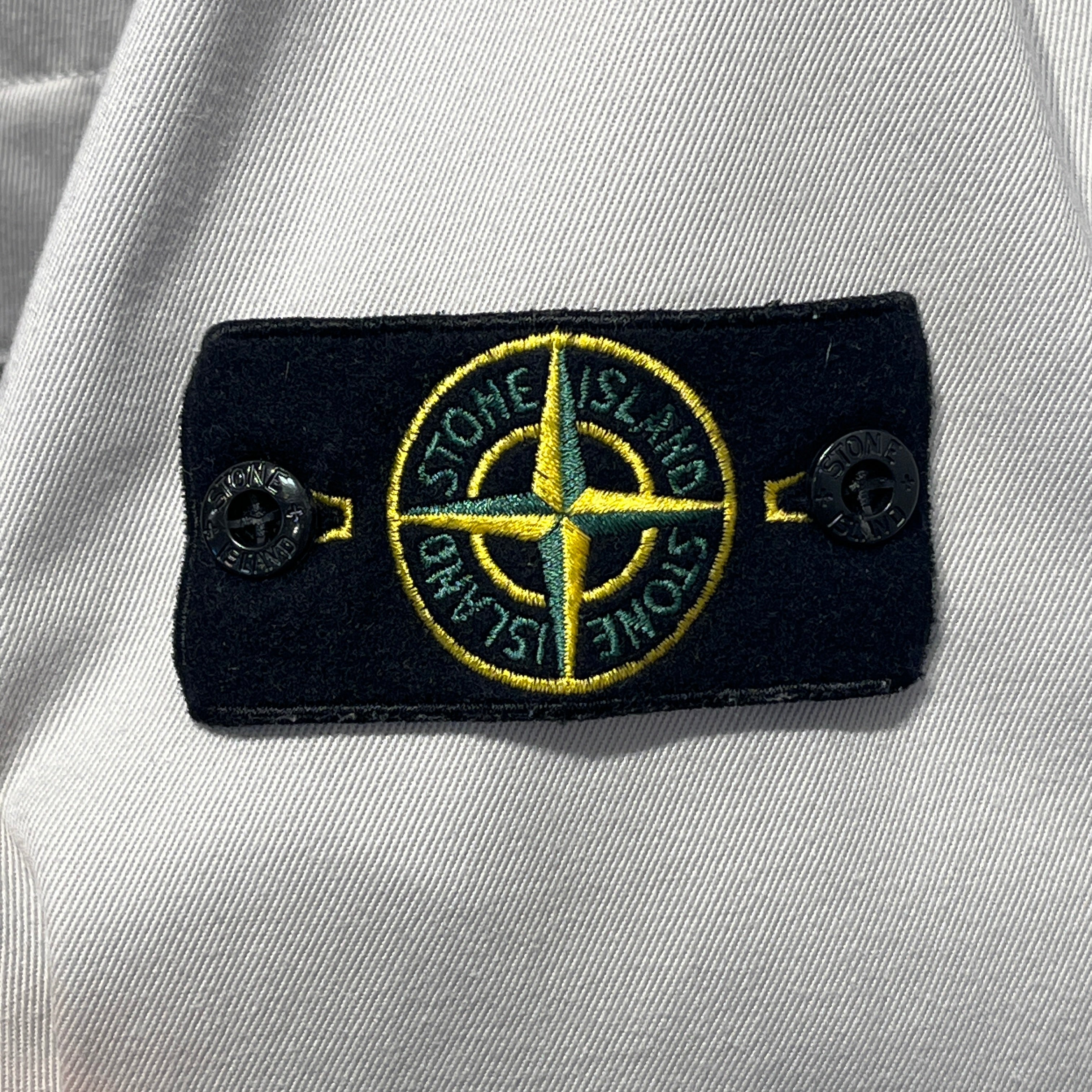 STONE ISLAND/Jacket/L/Cotton/BEG/R-GABARDINE OVERSHIRT DOVE GRY view 5