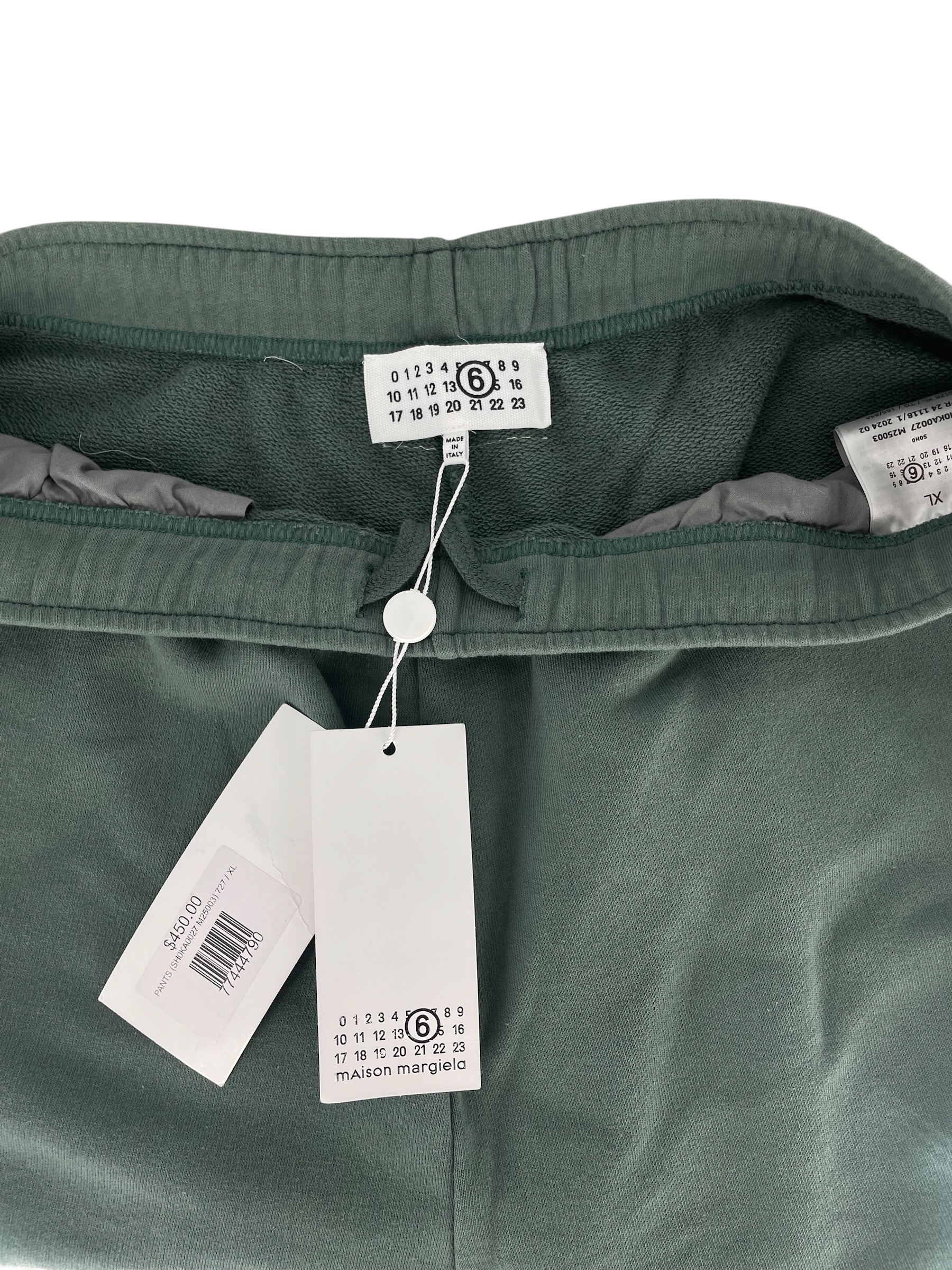 Maison Margiela/Pants/XL/Cotton/GRN/GREEN SWEATPANTS view 3