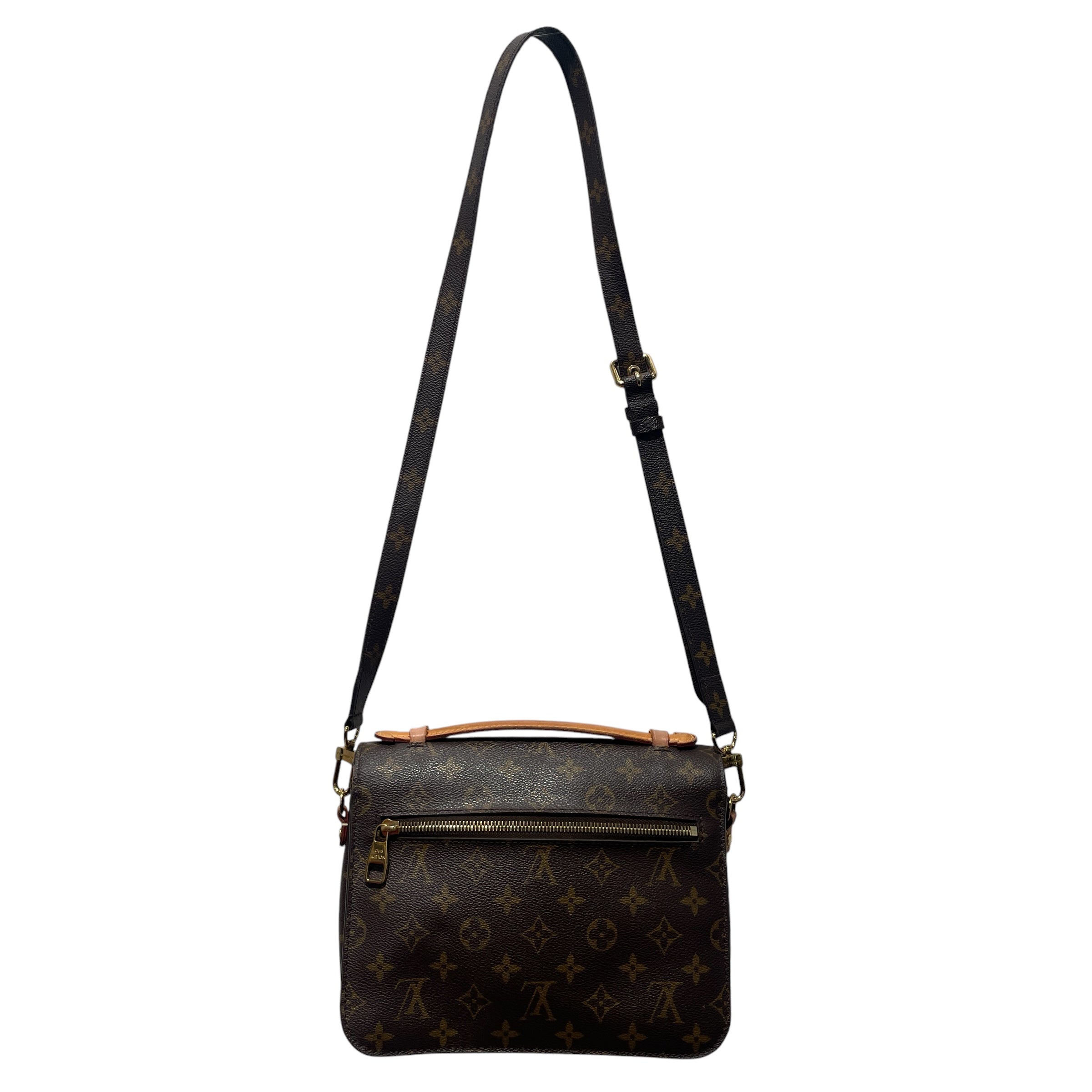 LOUIS VUITTON/Cross Body Bag/Monogram/Leather/BRW/Pochette Metis Monogram view 2