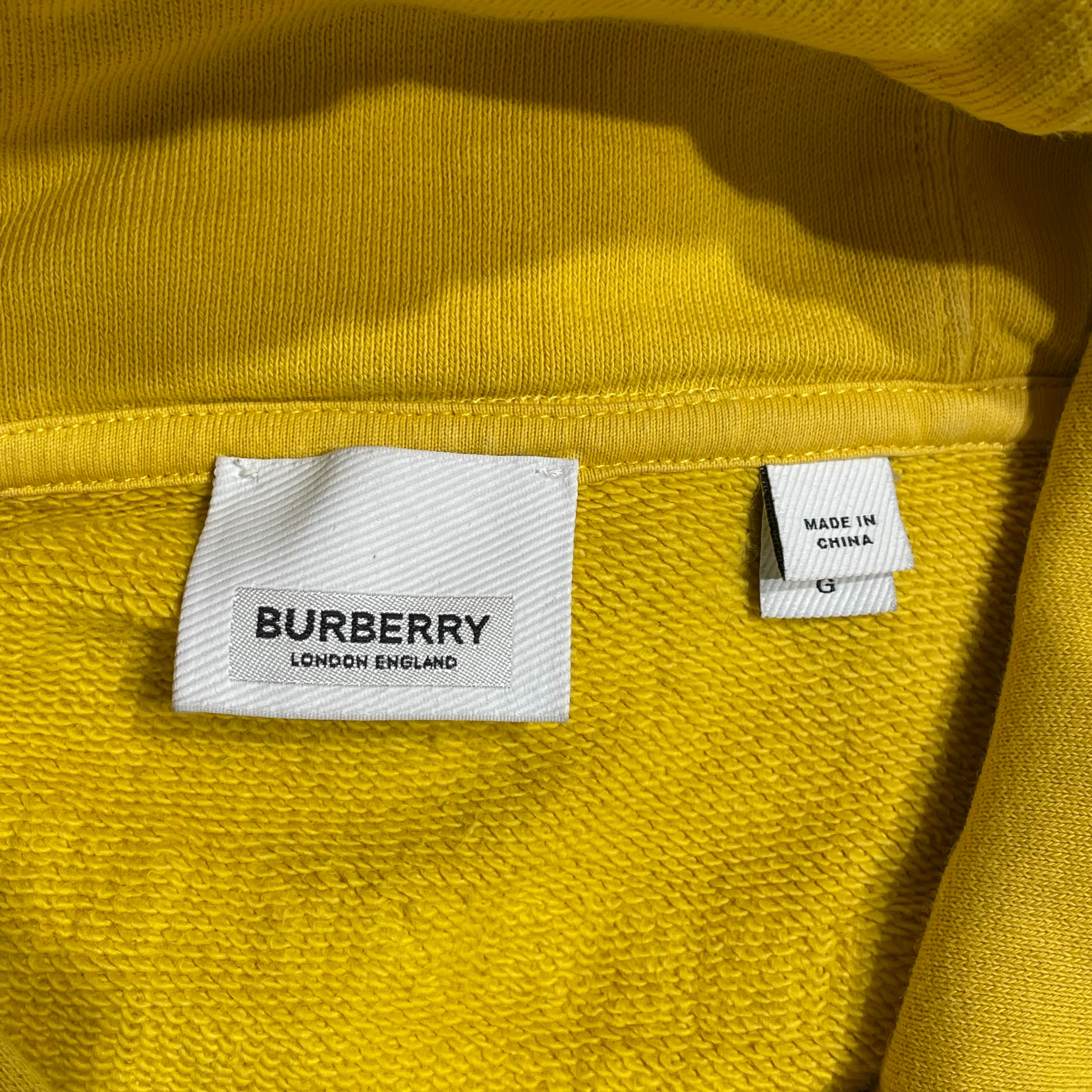 BURBERRY LONDON/Hoodie/L/Cotton/YEL/ view 3