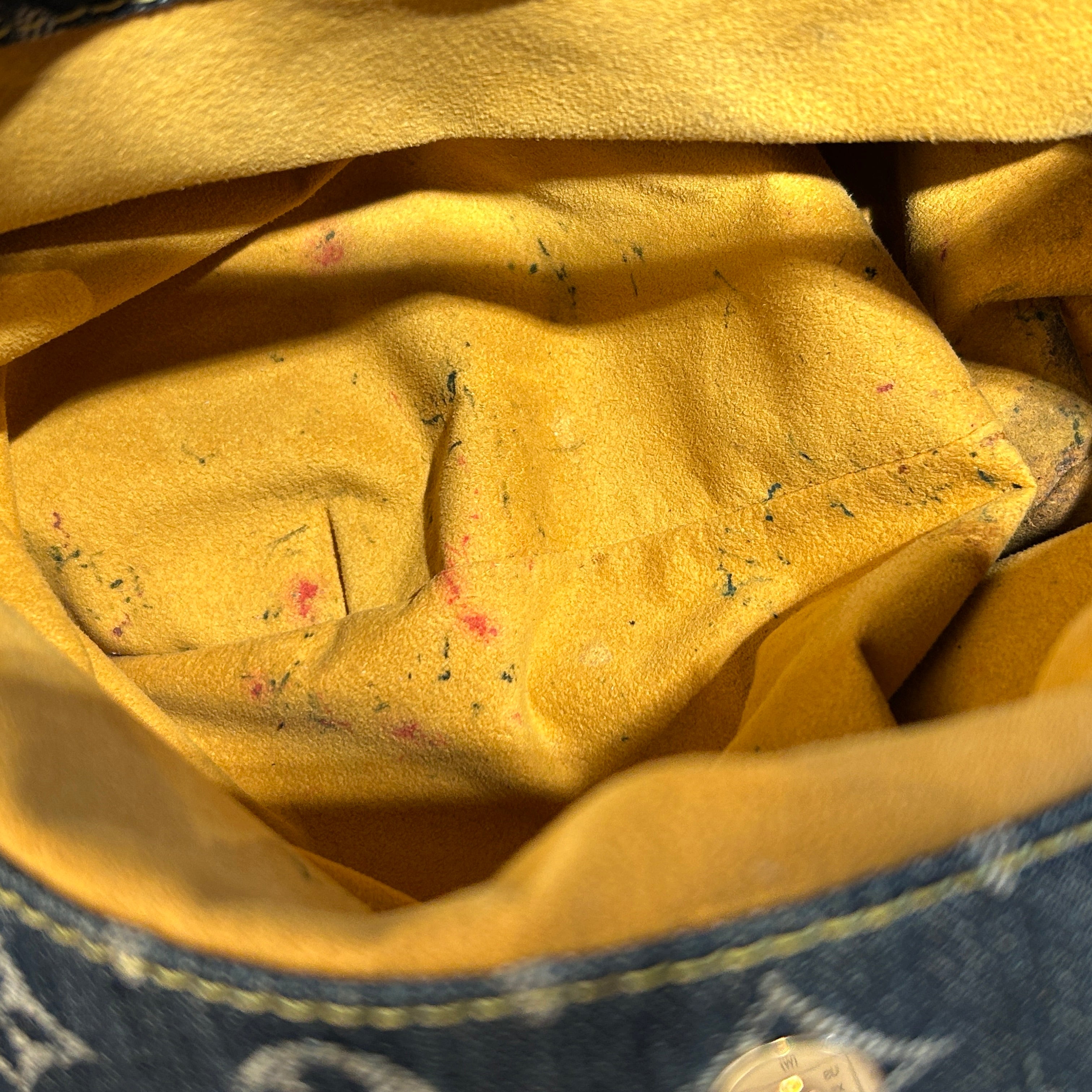 LOUIS VUITTON/Cross Body Bag/Monogram/Denim/NVY/denim cabas raye gm view 10