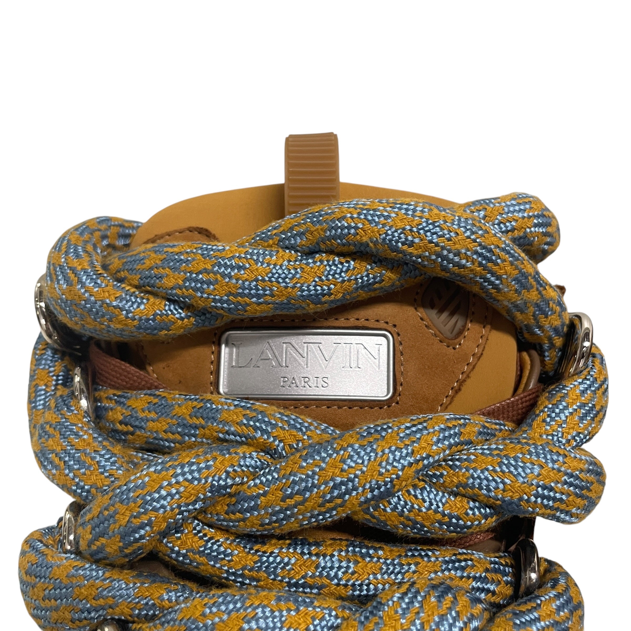LANVIN/Low-Sneakers/US 9/Leather/CML/jumbo cord  lace view 6