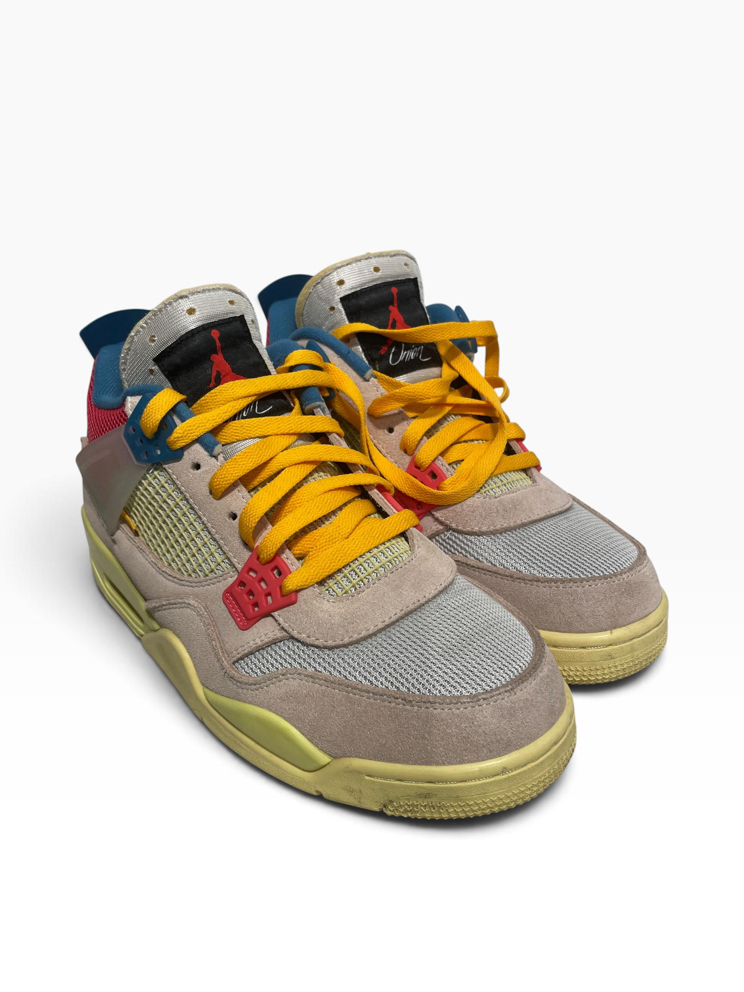 JORDAN BRAND/Hi-Sneakers/US 10/Suede/BEG/RETRO 4 GUAVA ICE/ UNION LA view 1