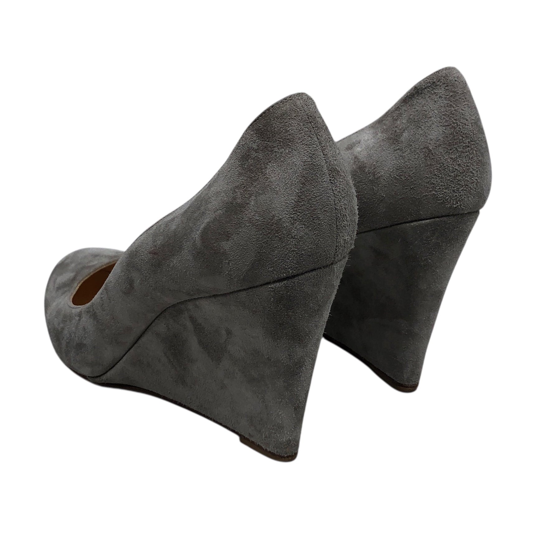 Christian Louboutin/Heels/US 8.5/Suede/GRY/Wedge Heel view 2