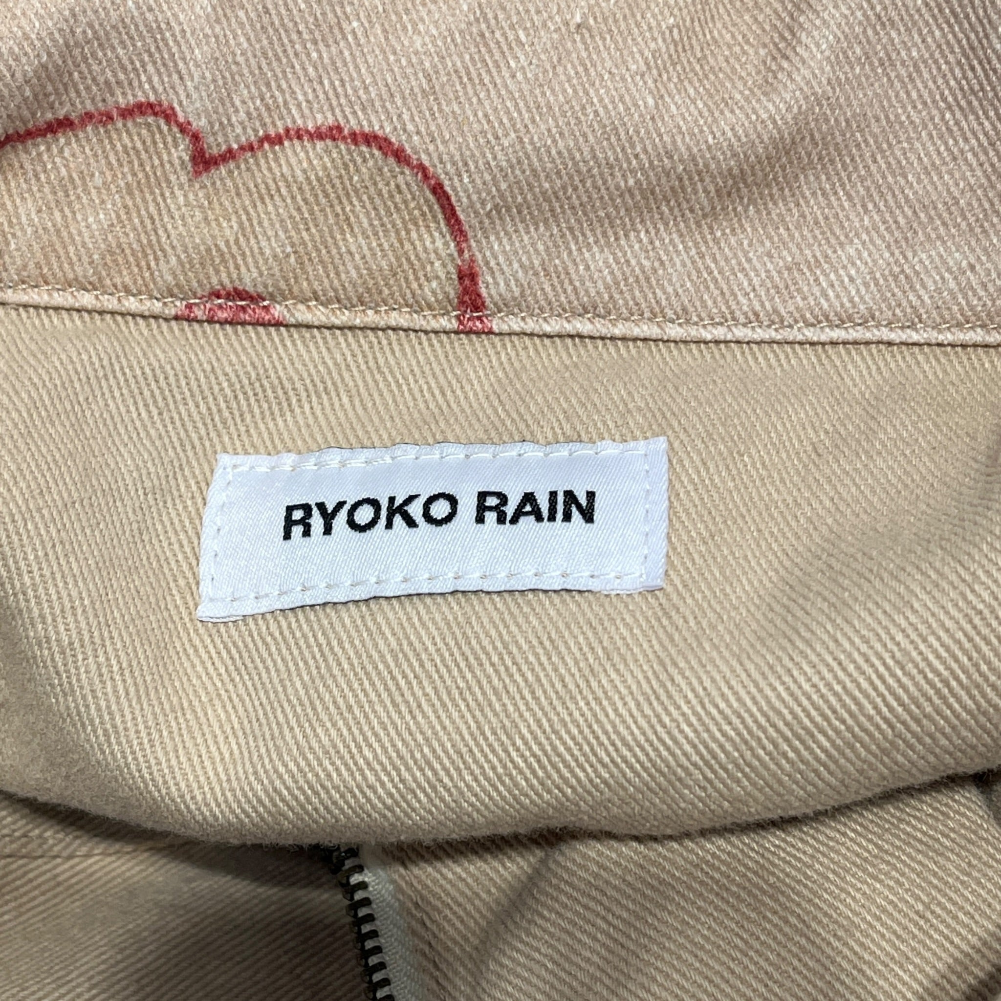 Ryoko Rain /Blouson/L/Cotton/BEG/Graphic/vintage hoop graphic view 3