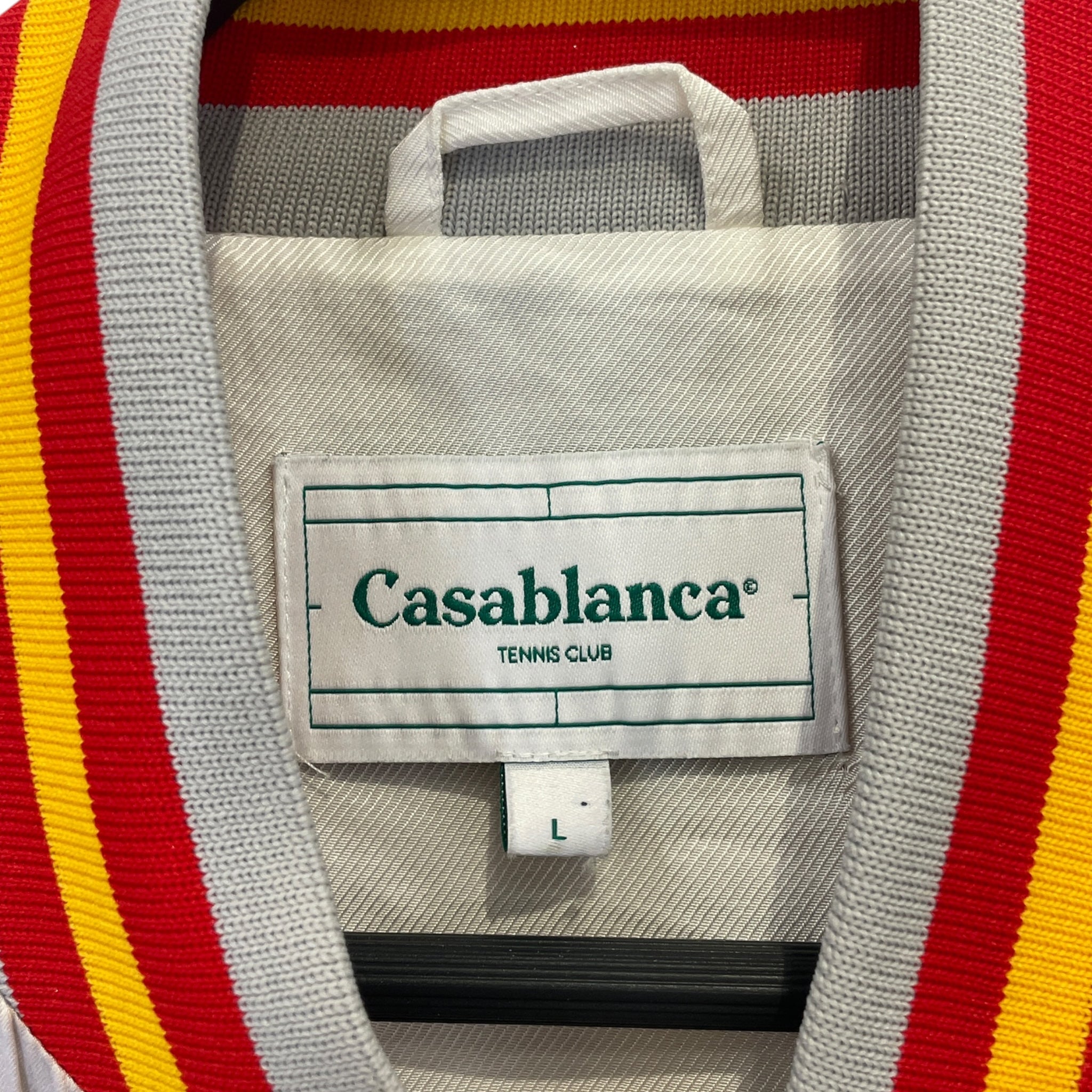 CASABLANCA/Souvenir Jkt/L/Silk/SLV/ view 3