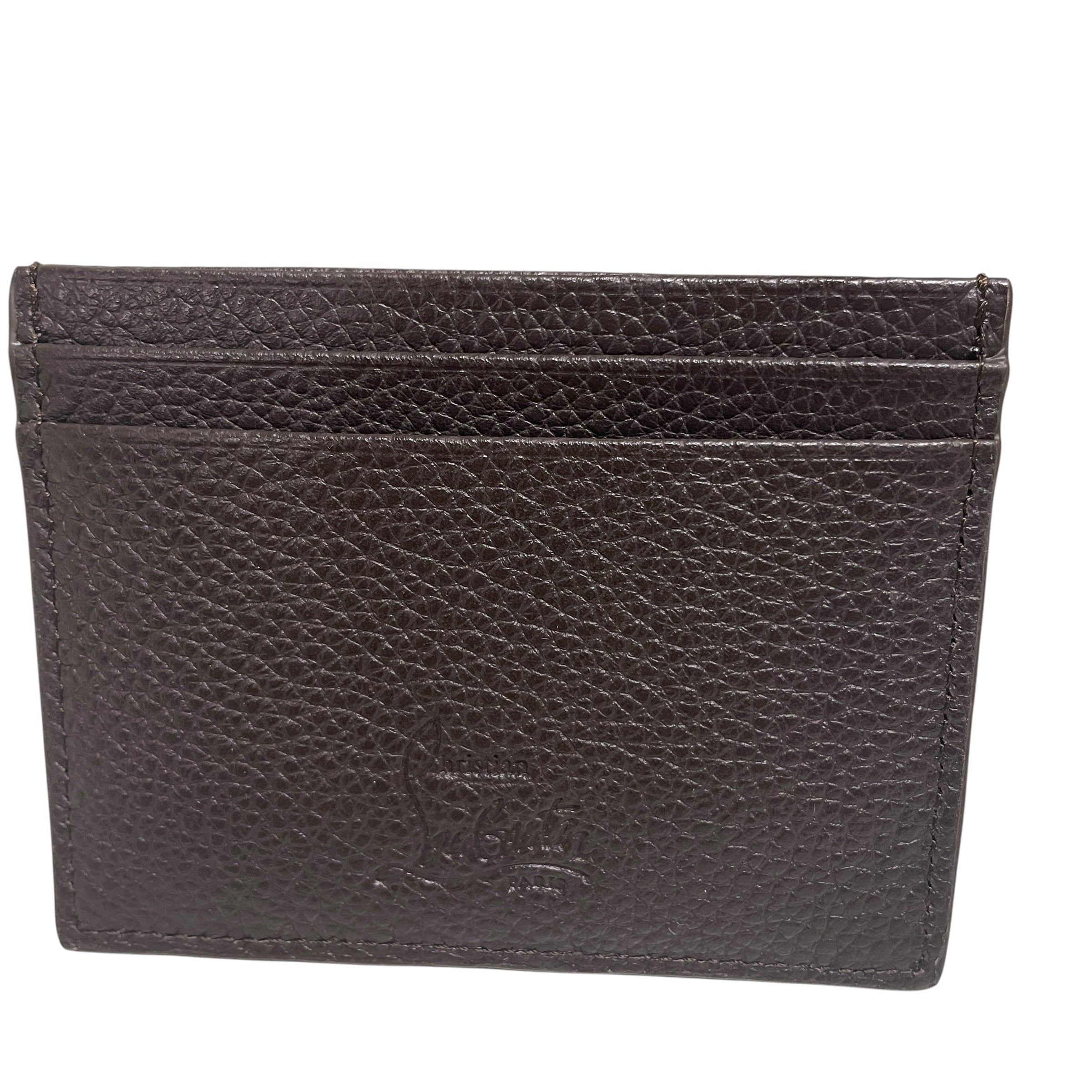 Christian Louboutin/Wallet/Leather/BRW/M's/SPIKED view 2