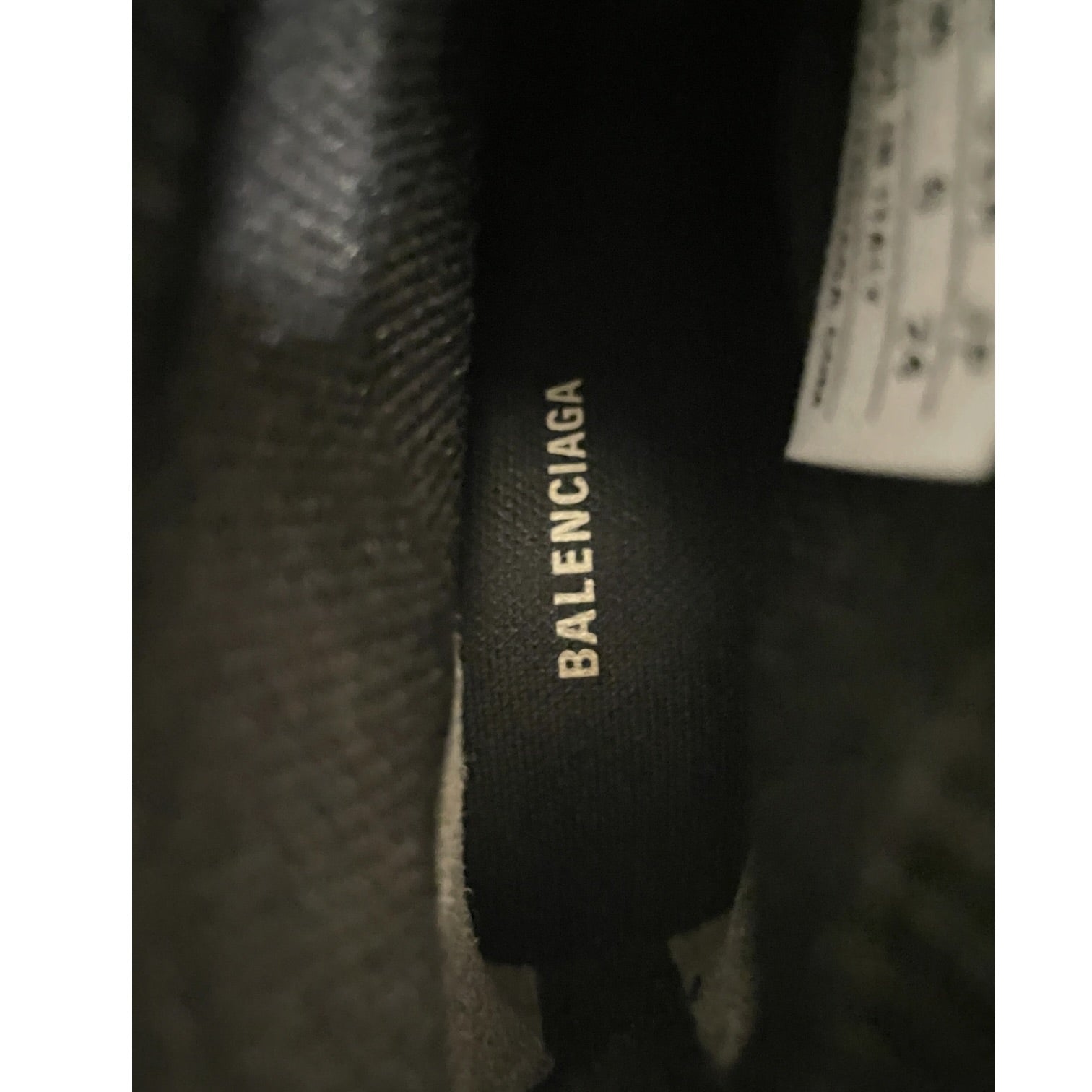 BALENCIAGA/Hi-Sneakers/US 6/Cotton/BLK/Speed Trainer Graffiti Sock view 3