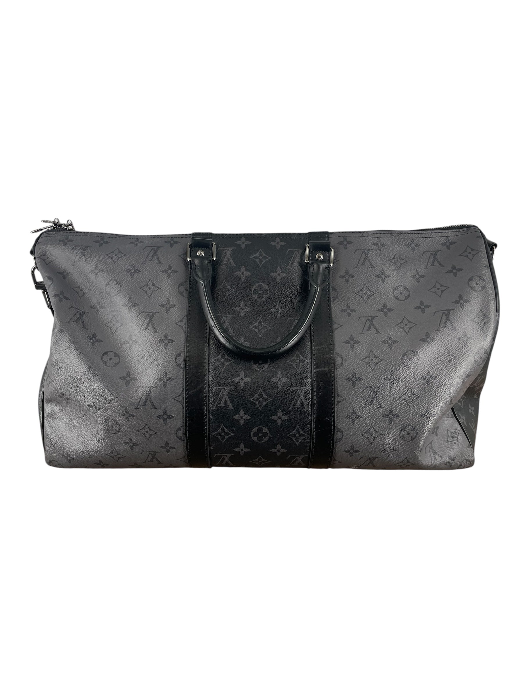 LOUIS VUITTON/Luggage/Monogram/Leather/GRY/KEEPALL 50 BANDOULIERE MONOGRM view 2