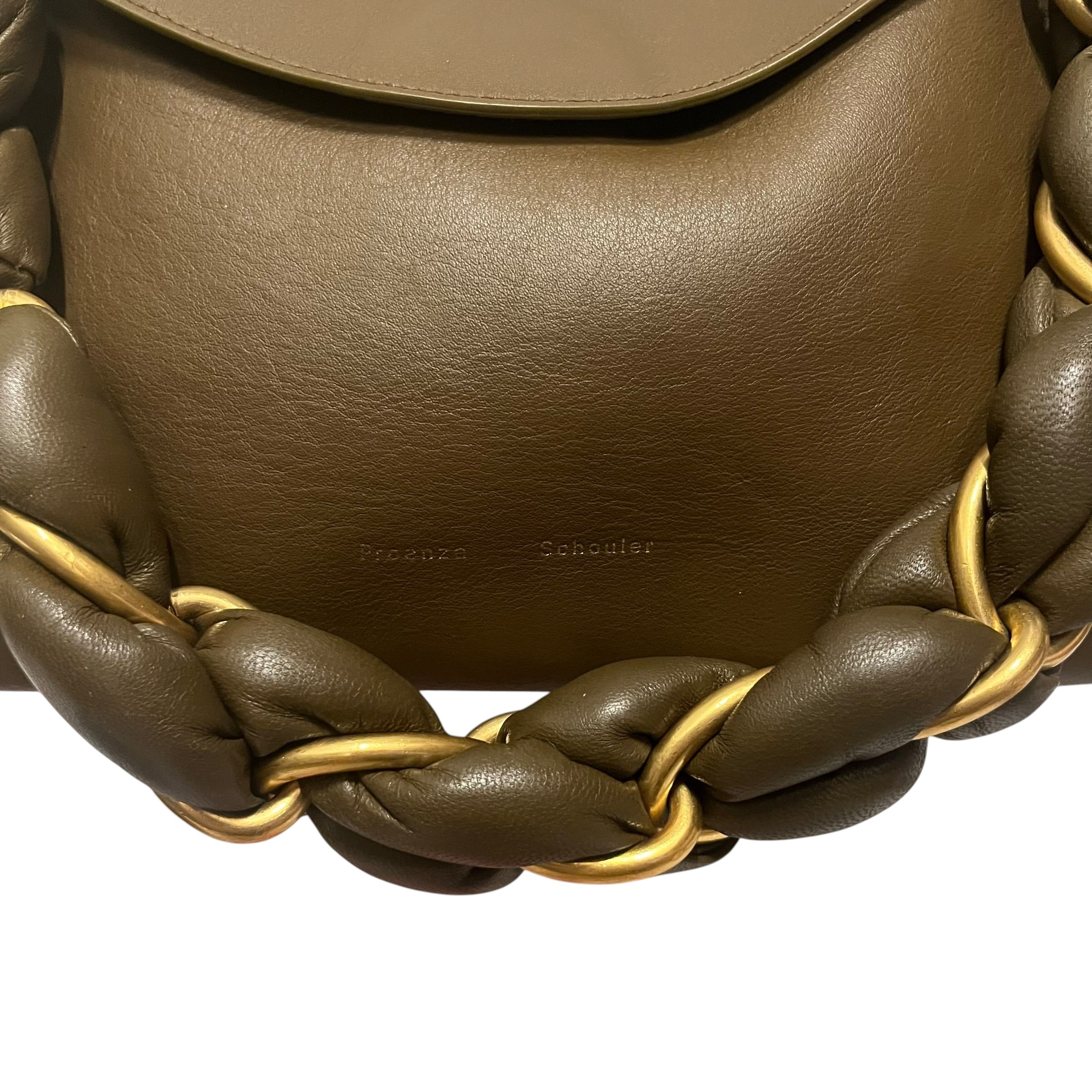 PROENZA SCHOULER/Hand Bag/Leather/CML/BRAIDED CHAIN view 3