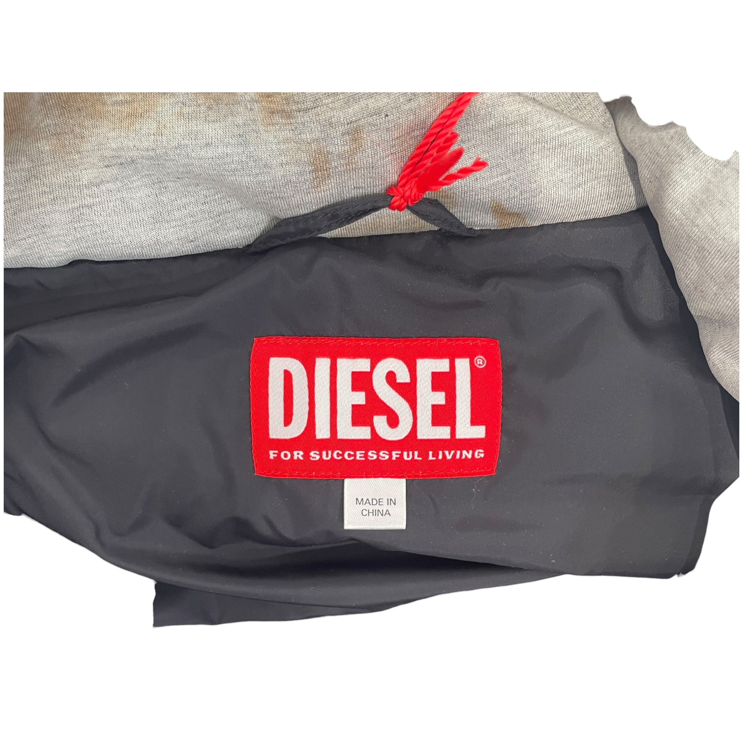 DIESEL/Puffer Jkt/48/GRY/All Over Print/ view 3