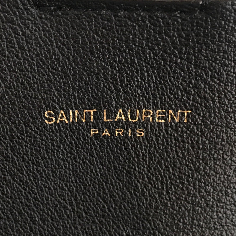 YVES SAINT LAURENT/Tote Bag/Leather/BLK/