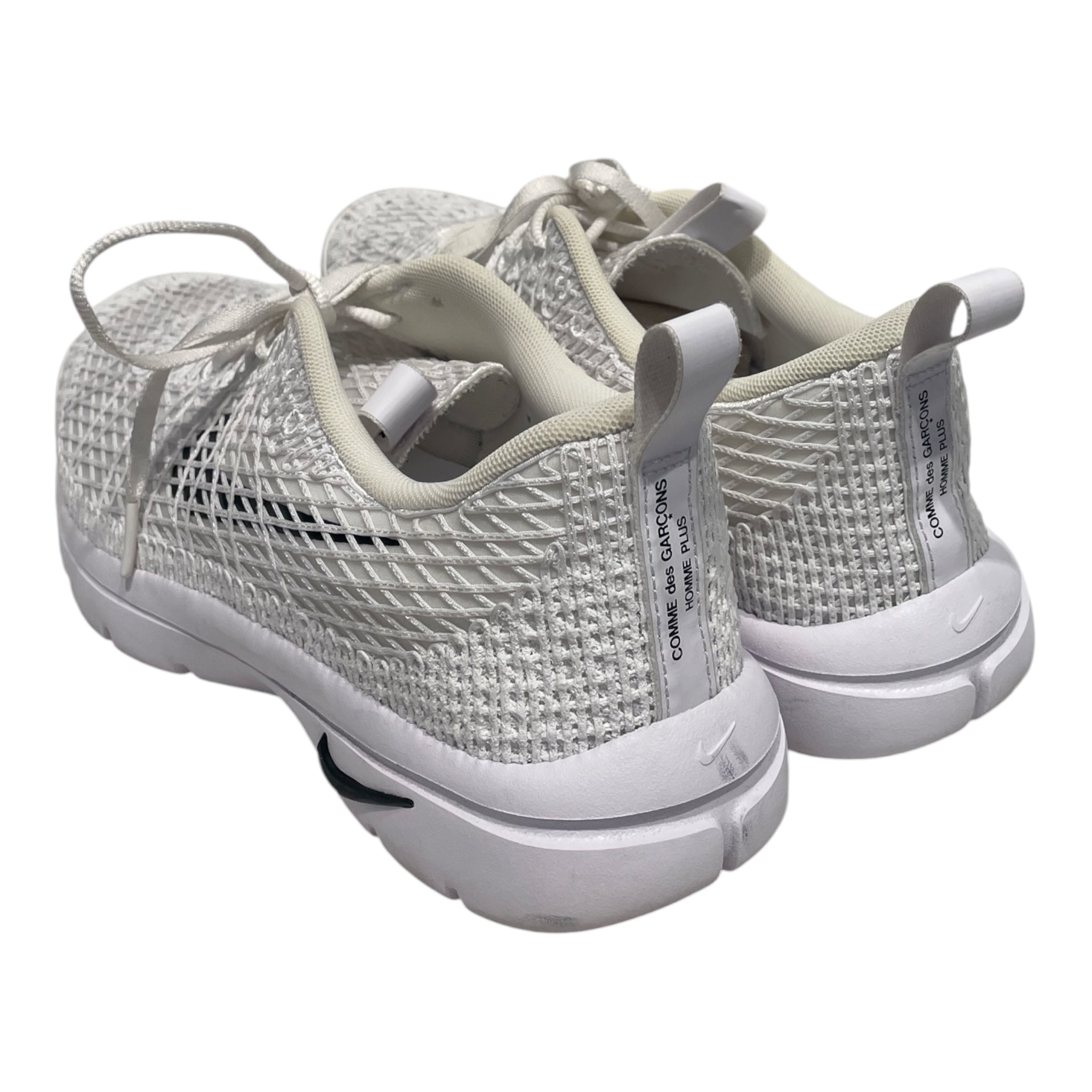 NIKE/X COMME DES GARCONS HOMME PLUS AIR REJUVEN8/Low-Sneakers/US 9/Polyester/WHT/IF0364-100 view 2