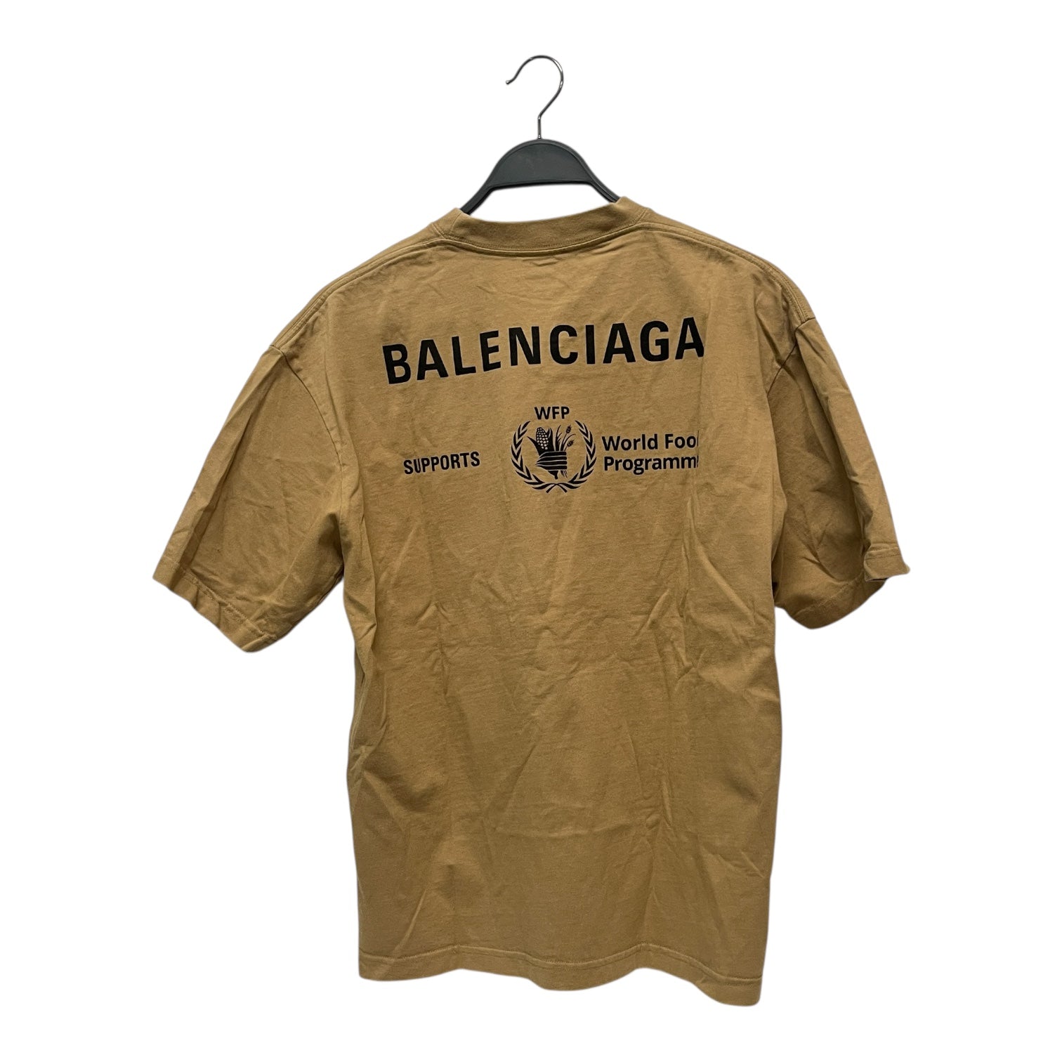 BALENCIAGA/T-Shirt/XS/Cotton/BEG/WORLD FOOD PROGRAMME TEE view 2