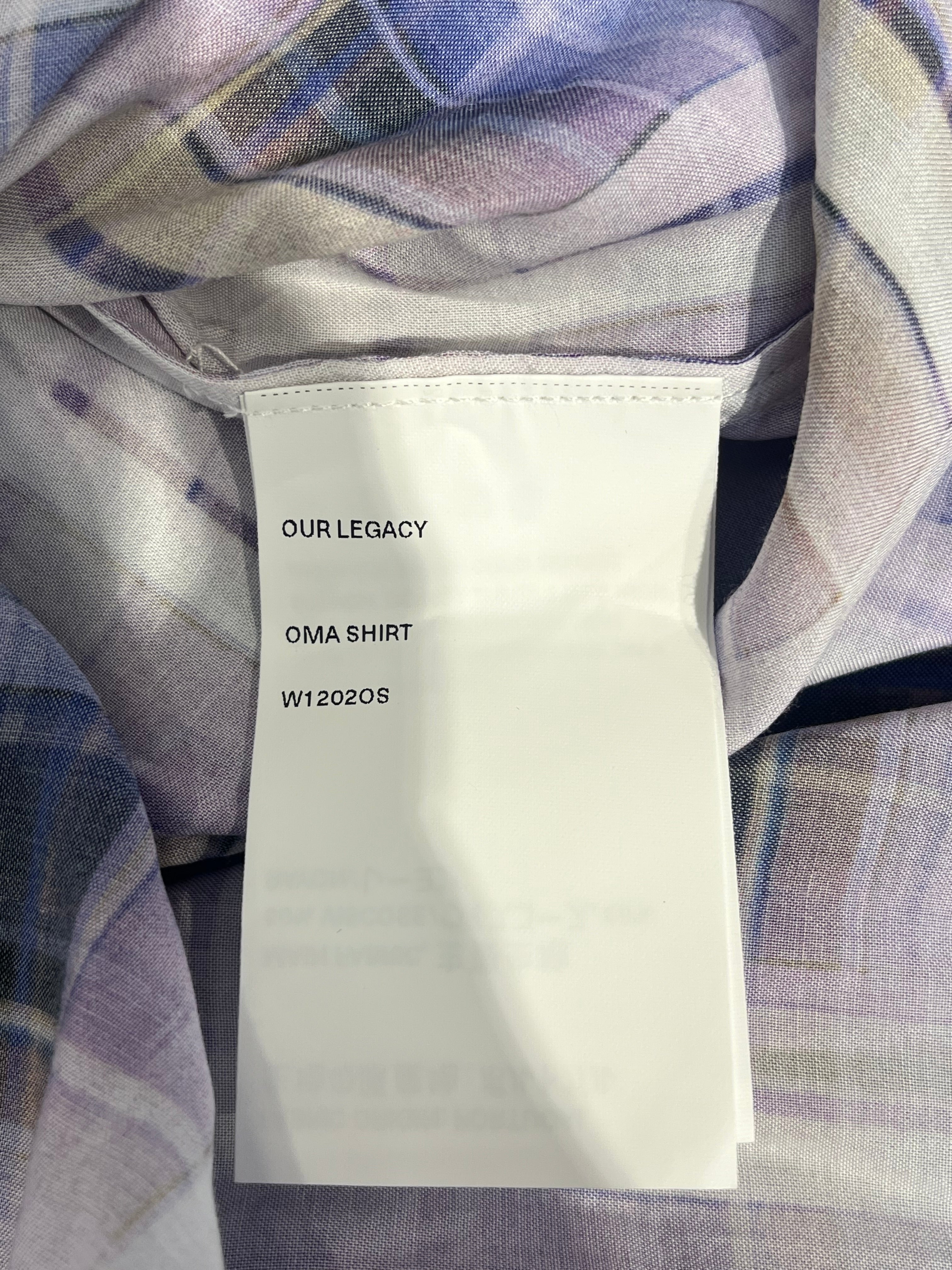 OUR LEGACY/LS Shirt/32/Cotton/PPL/Plaid/ppl blu wht ylw view 4