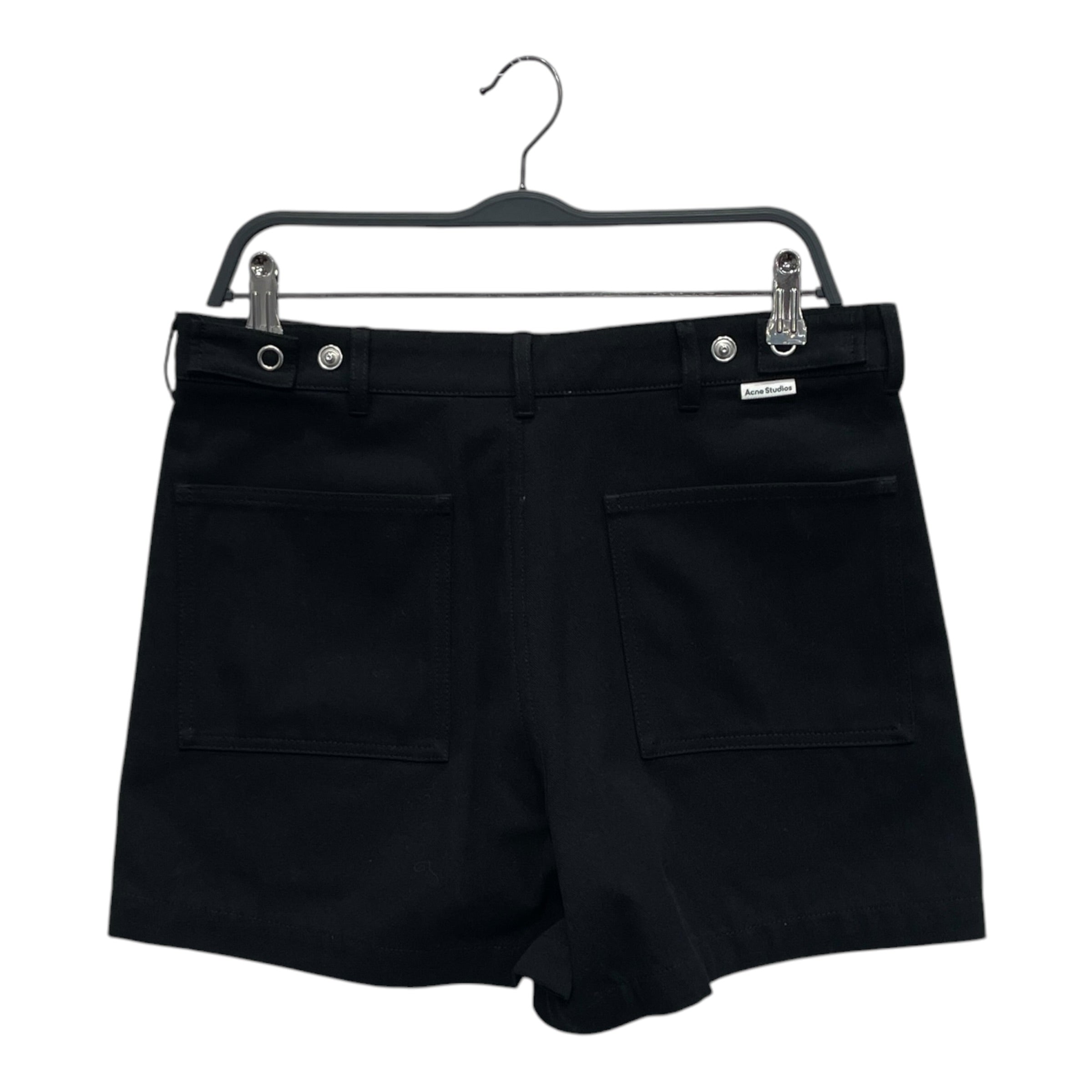 Acne Studios/Shorts/46/Cotton/BLK/BIG POCKET SHORTS view 2