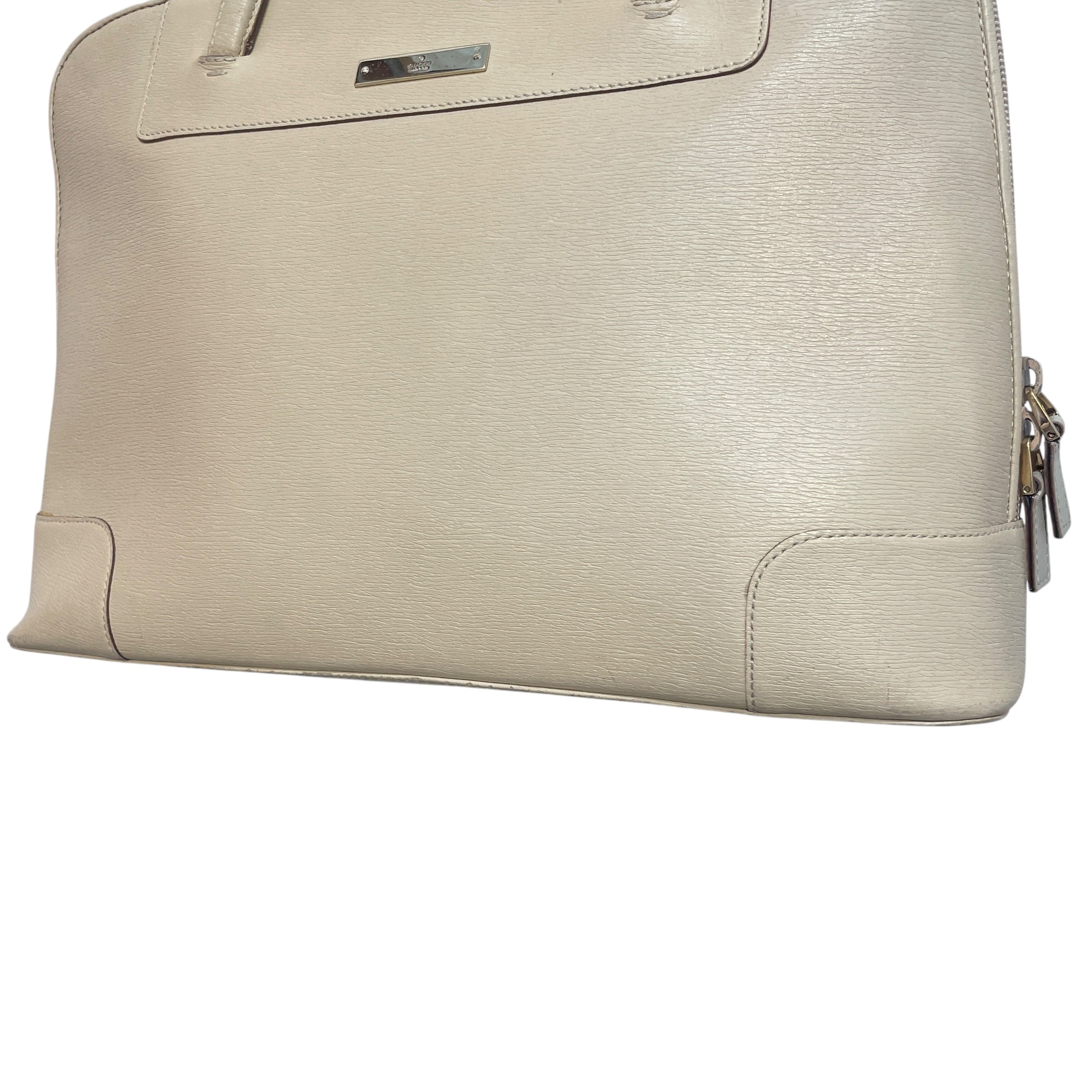 GUCCI/Tote Bag/Leather/CRM/Leather Tote Shoulder Bag view 4