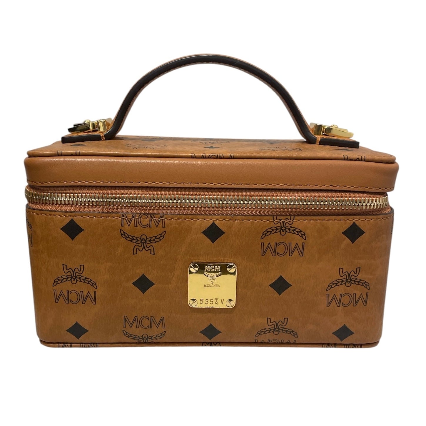 MCM/Bag/Monogram/Leather/BRW/rockstar mini satchel view 1