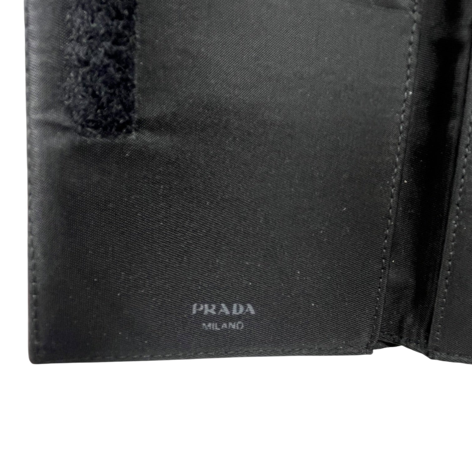 PRADA/Bifold Wallet/Nylon/BLK/M's/ view 4