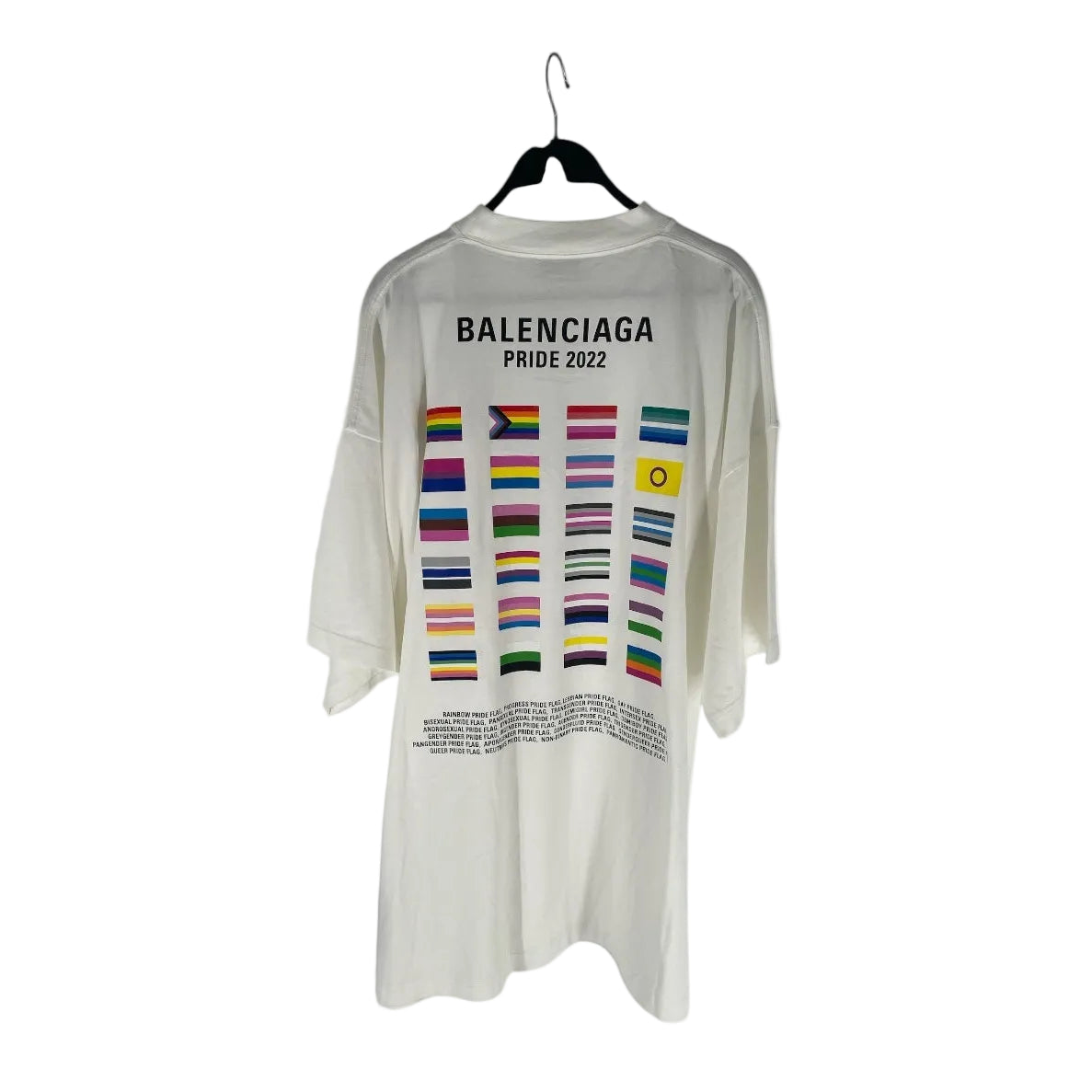 BALENCIAGA/T-Shirt/4/Cotton/WHT/2022 BOY/GIRL PRIDE 6 view 2