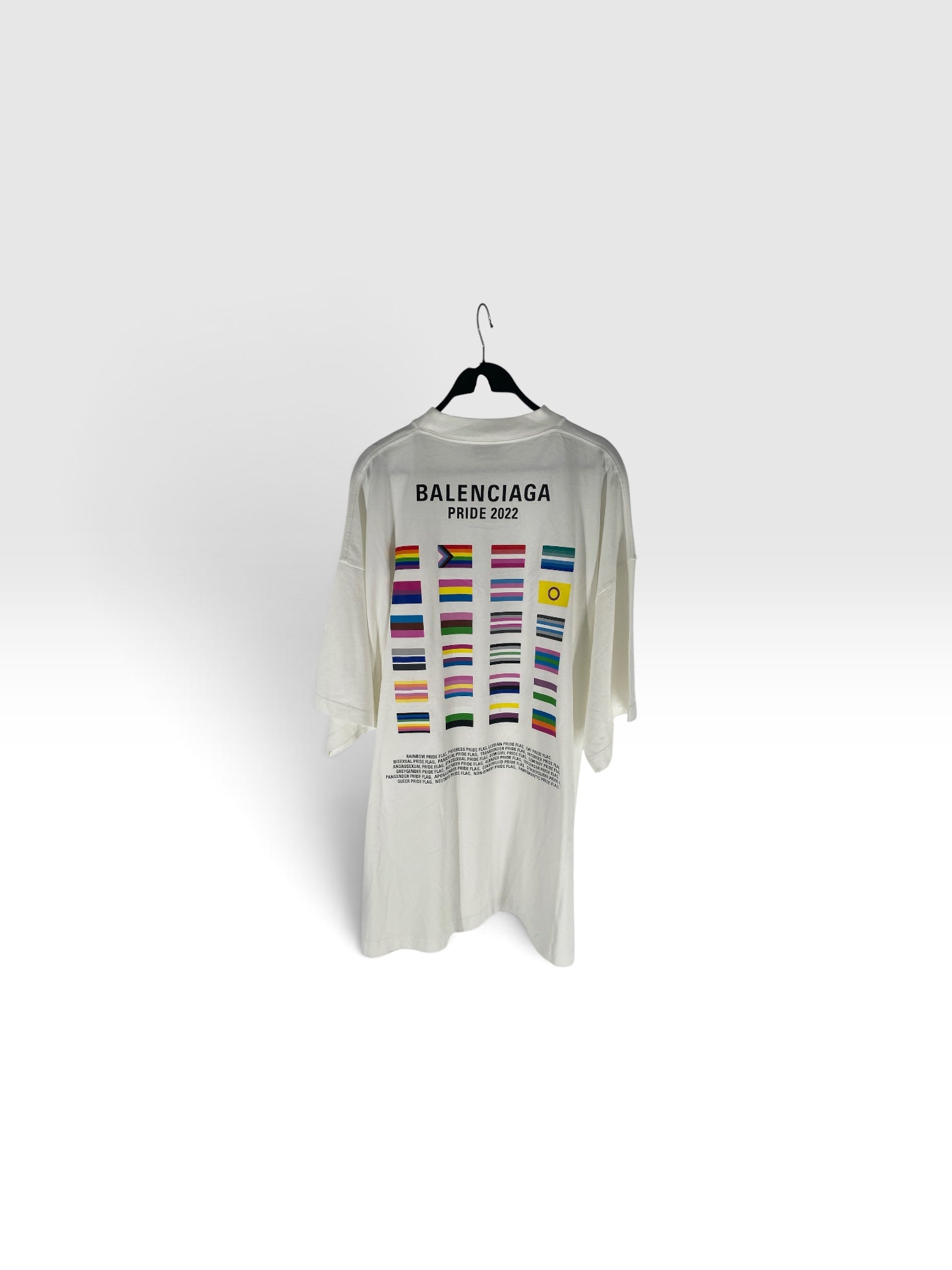 BALENCIAGA/T-Shirt/4/Cotton/WHT/2022 BOY/GIRL PRIDE 6 view 2