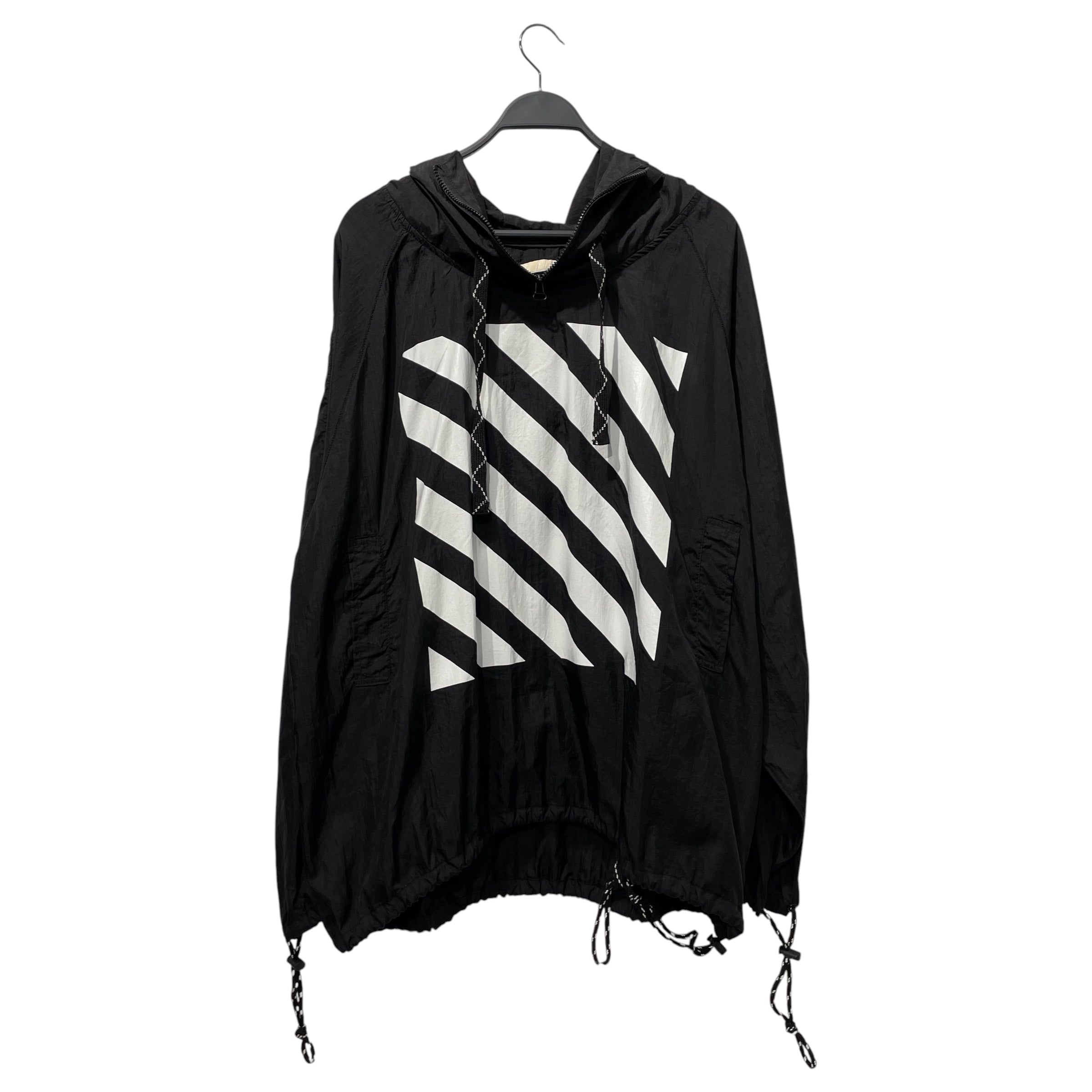 OFF-WHITE/Windbreaker/XL/Polyester/BLK/Graphic/FW 14 WINDBREAKER view 1