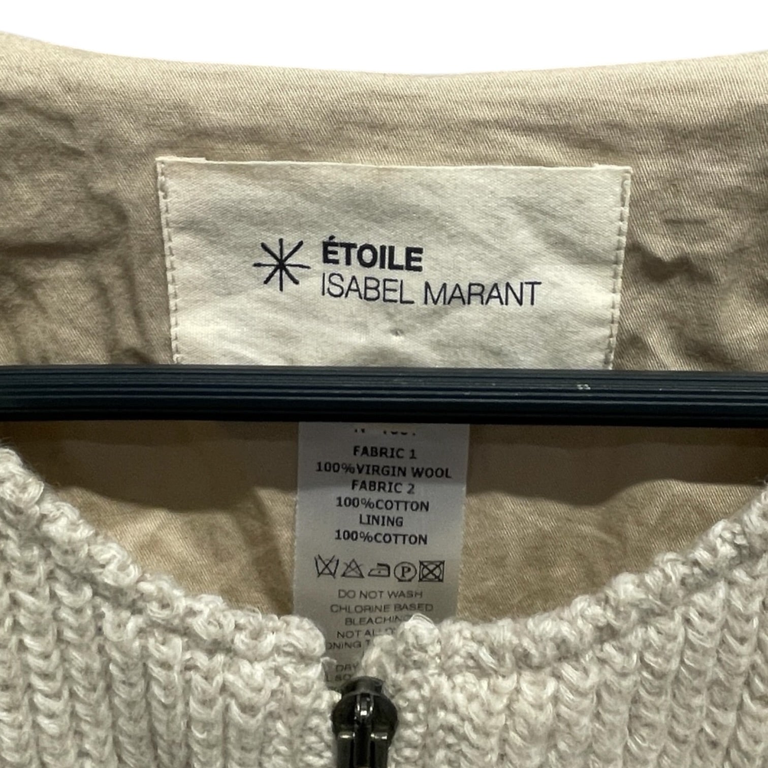 ISABEL MARANT ETOILE/Sweater/S/Cotton/CRM/ view 3