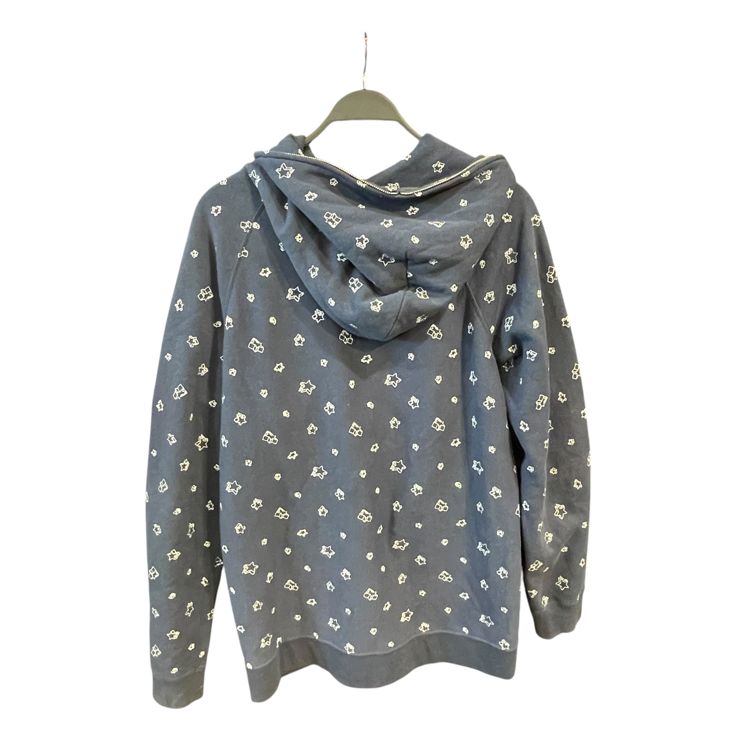 A BATHING APE/Zip Up Hoodie/XL/All Over Print/Cotton/NVY/Bapesta Star Logo Full Zip-Up view 2