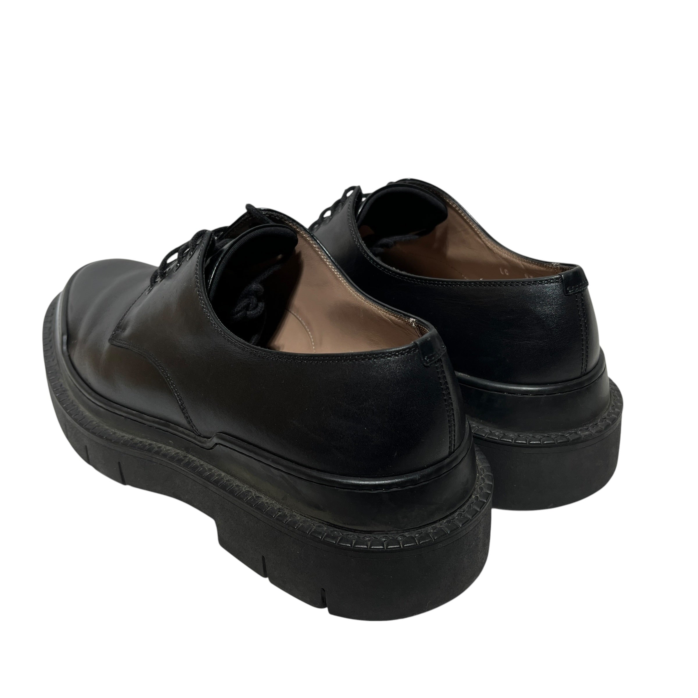 Salvatore Ferragamo/Dress Shoes/US 9.5/Leather/BLK/rubber sole view 2