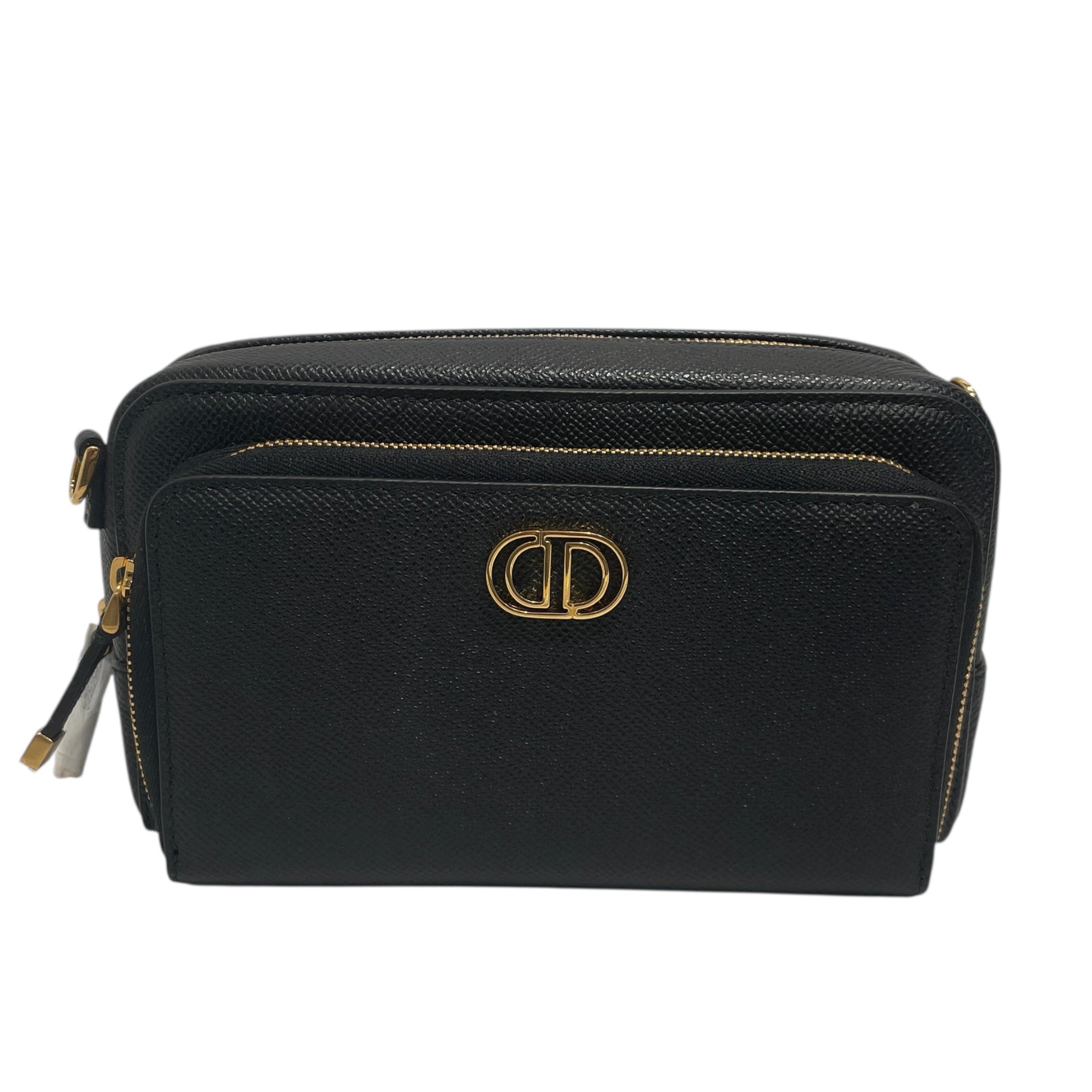 Christian Dior/Cross Body Bag/Leather/NVY/DIOR SHOULDER BAG view 1