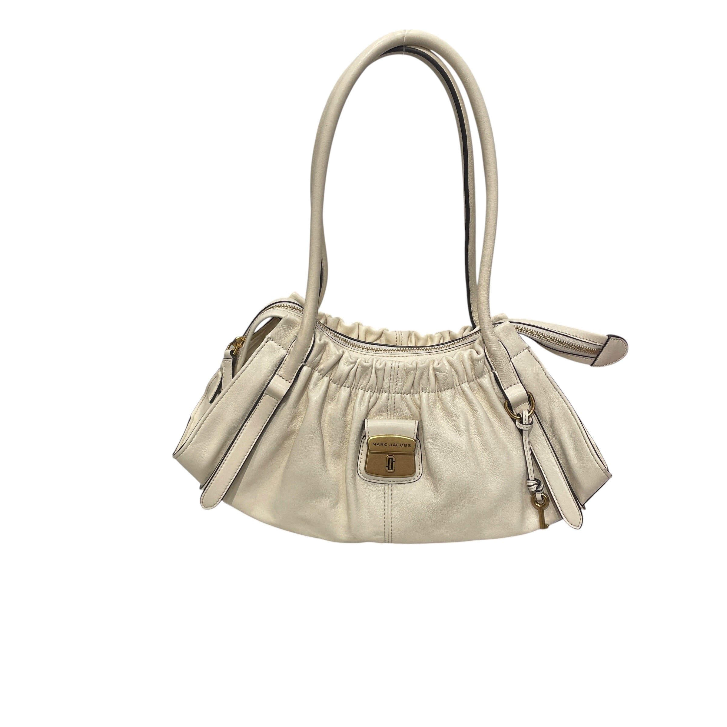 MARC JACOBS/Hand Bag/Leather/CRM/LOCK/KEY view 1