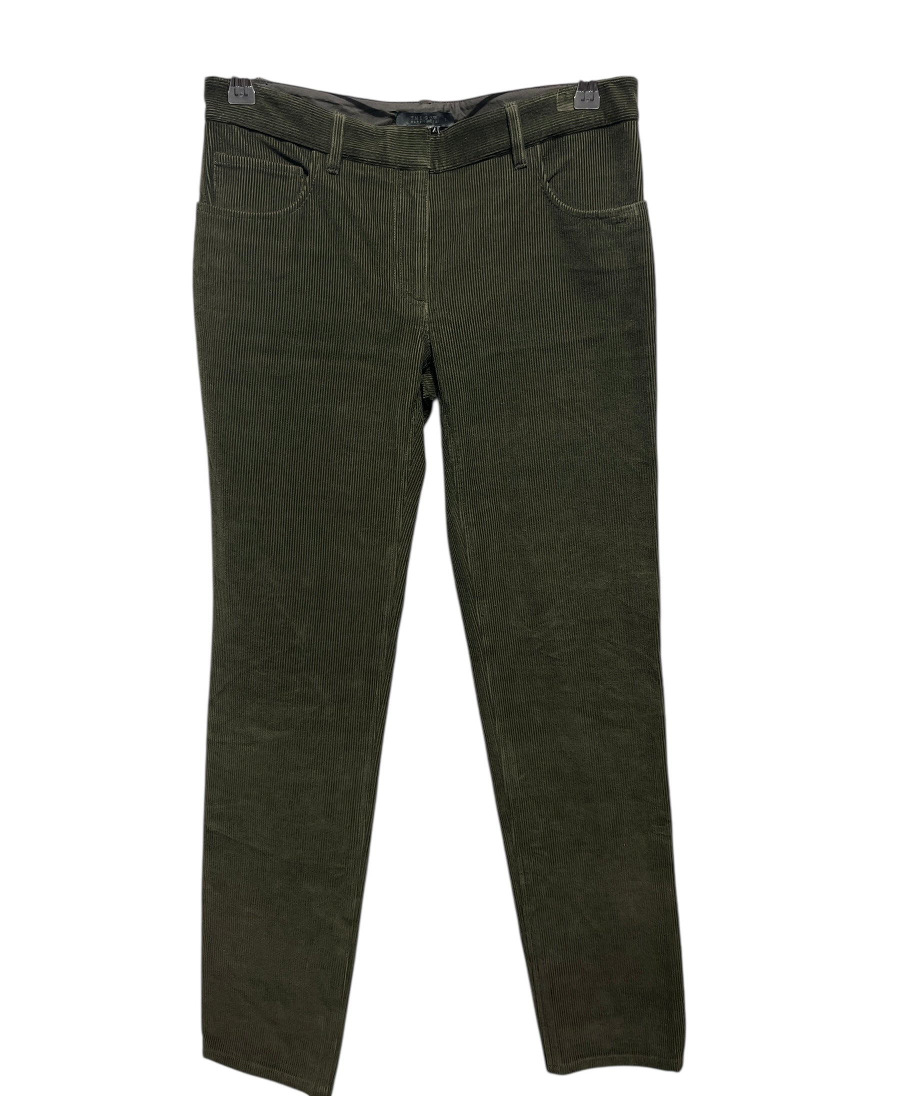 THE ROW/Bottoms/0/Corduroy/GRN/ view 1