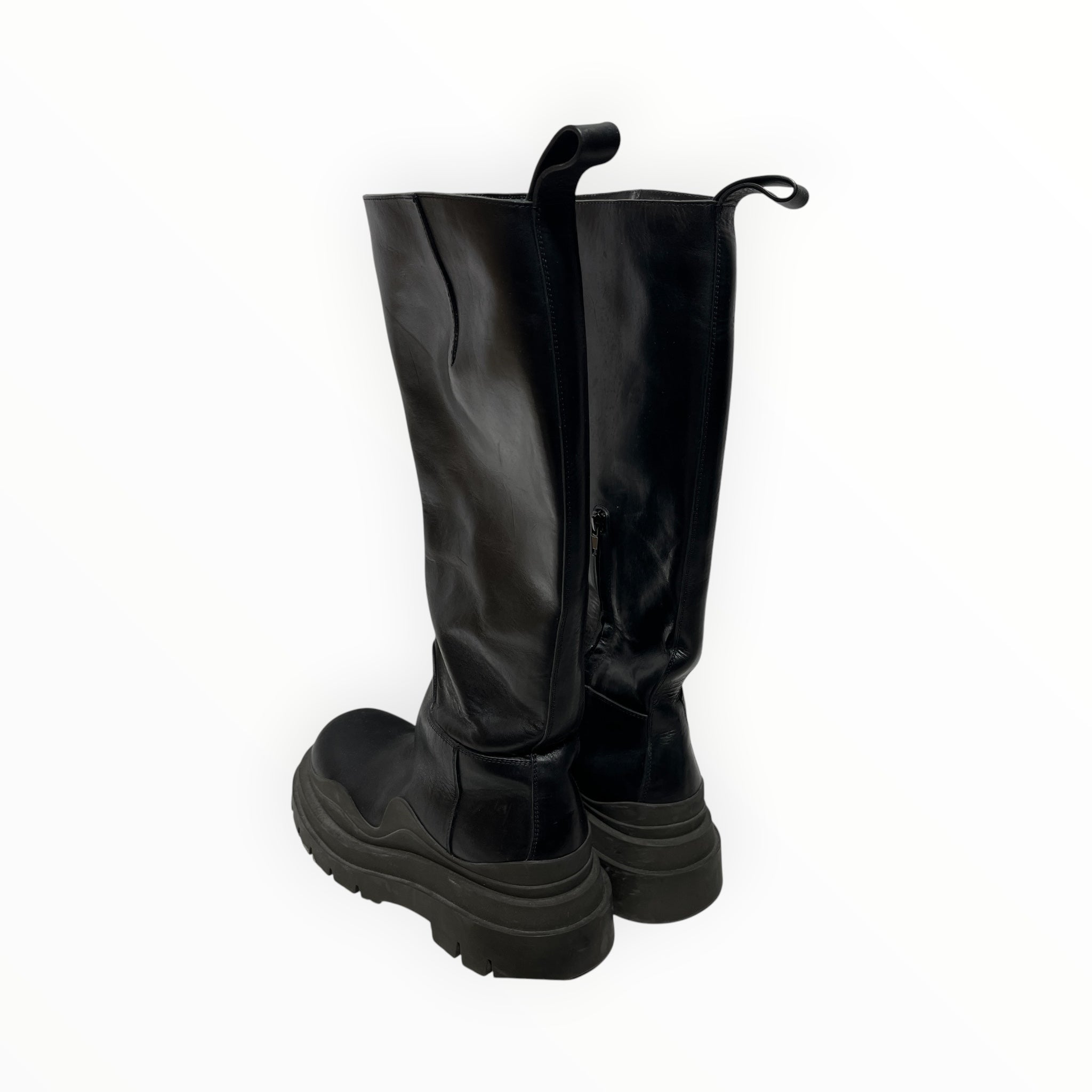 BOTTEGA VENETA/Long Boots/US 8/Leather/BRW/Long boots view 2