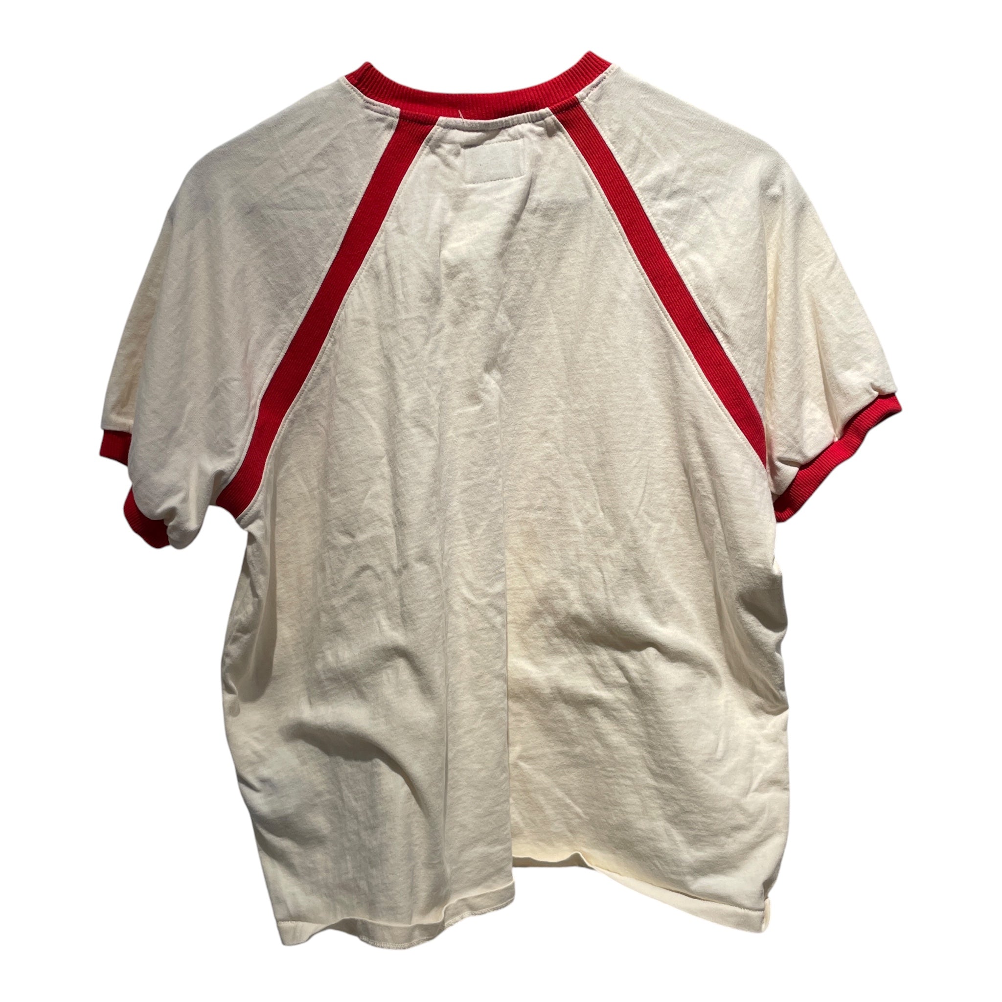 RHUDE/T-Shirt/M/Cotton/WHT/CICLISMO RAGLAN T view 2