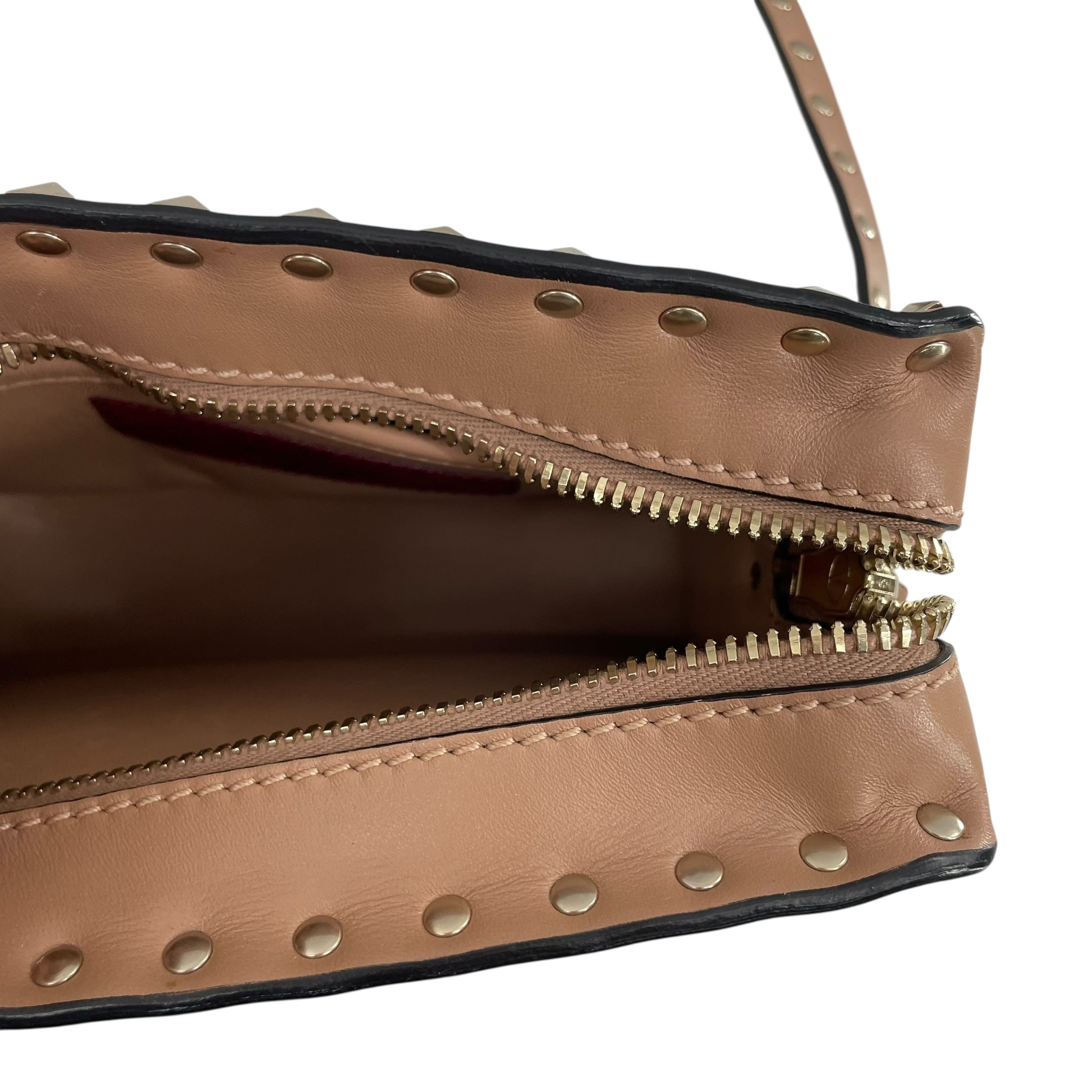 VALENTINO/Cross Body Bag/Leather/PNK/ROCKSTUD view 4