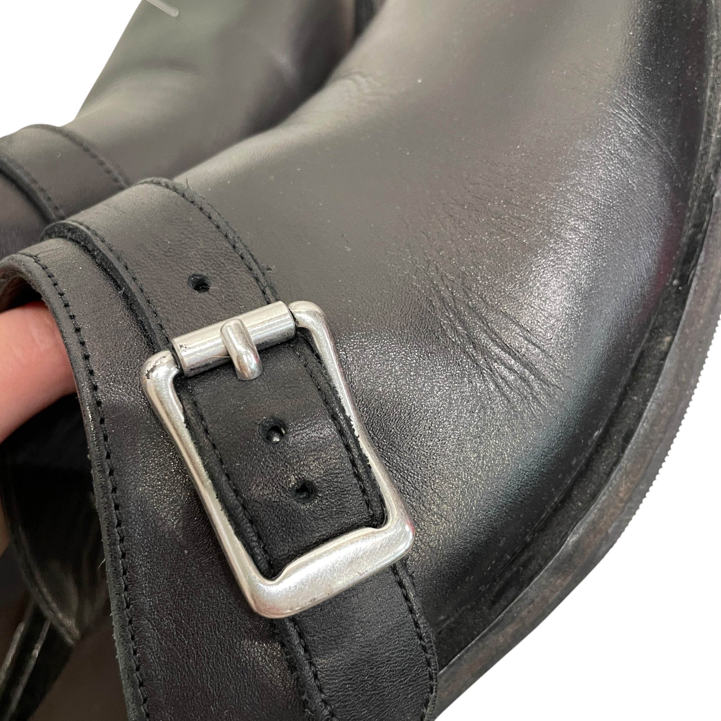 OUR LEGACY/Loafers/US 10/Leather/BLK/BUCKLE view 5