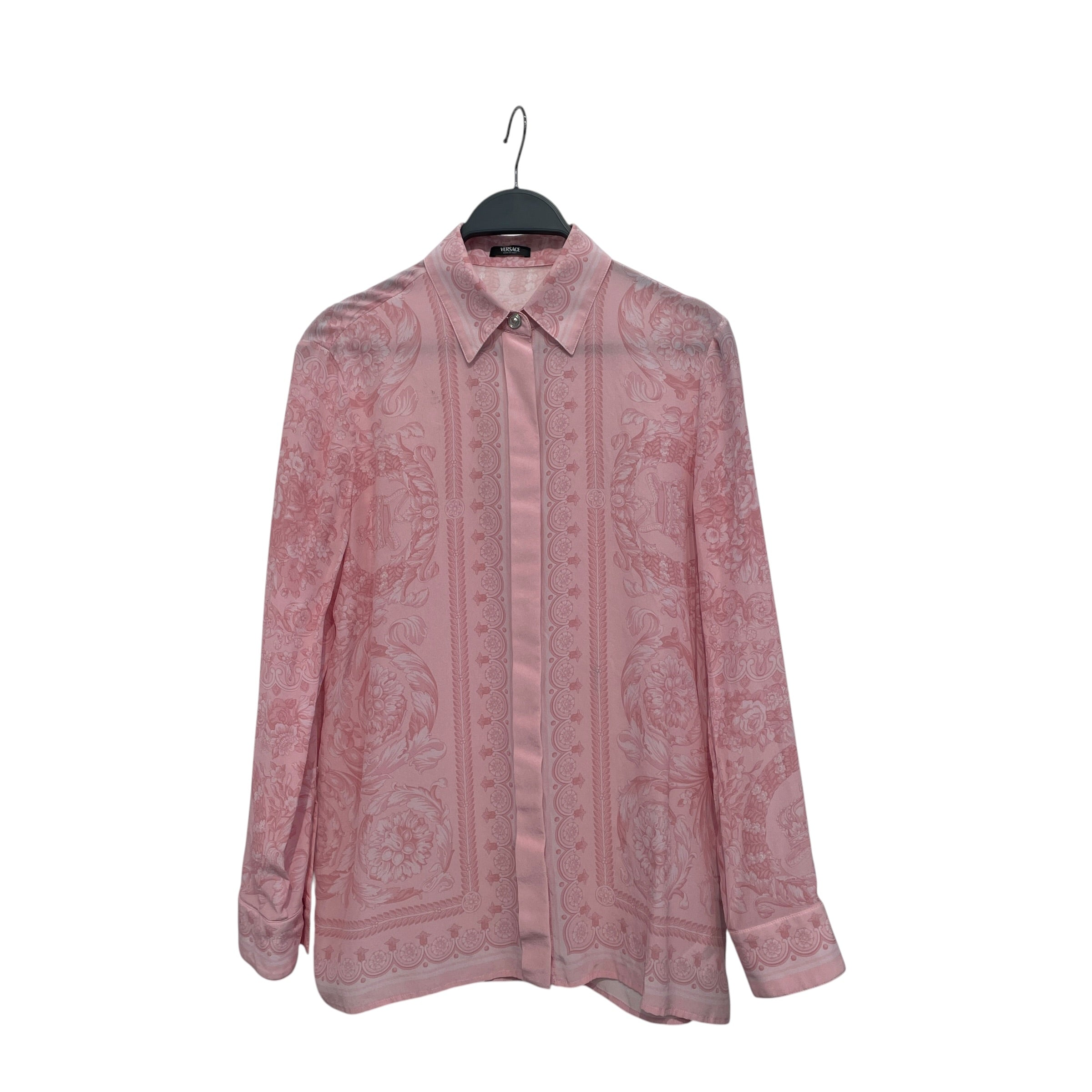 VERSACE/Shirt/38/All Over Print/Silk/PNK/1001360 view 1