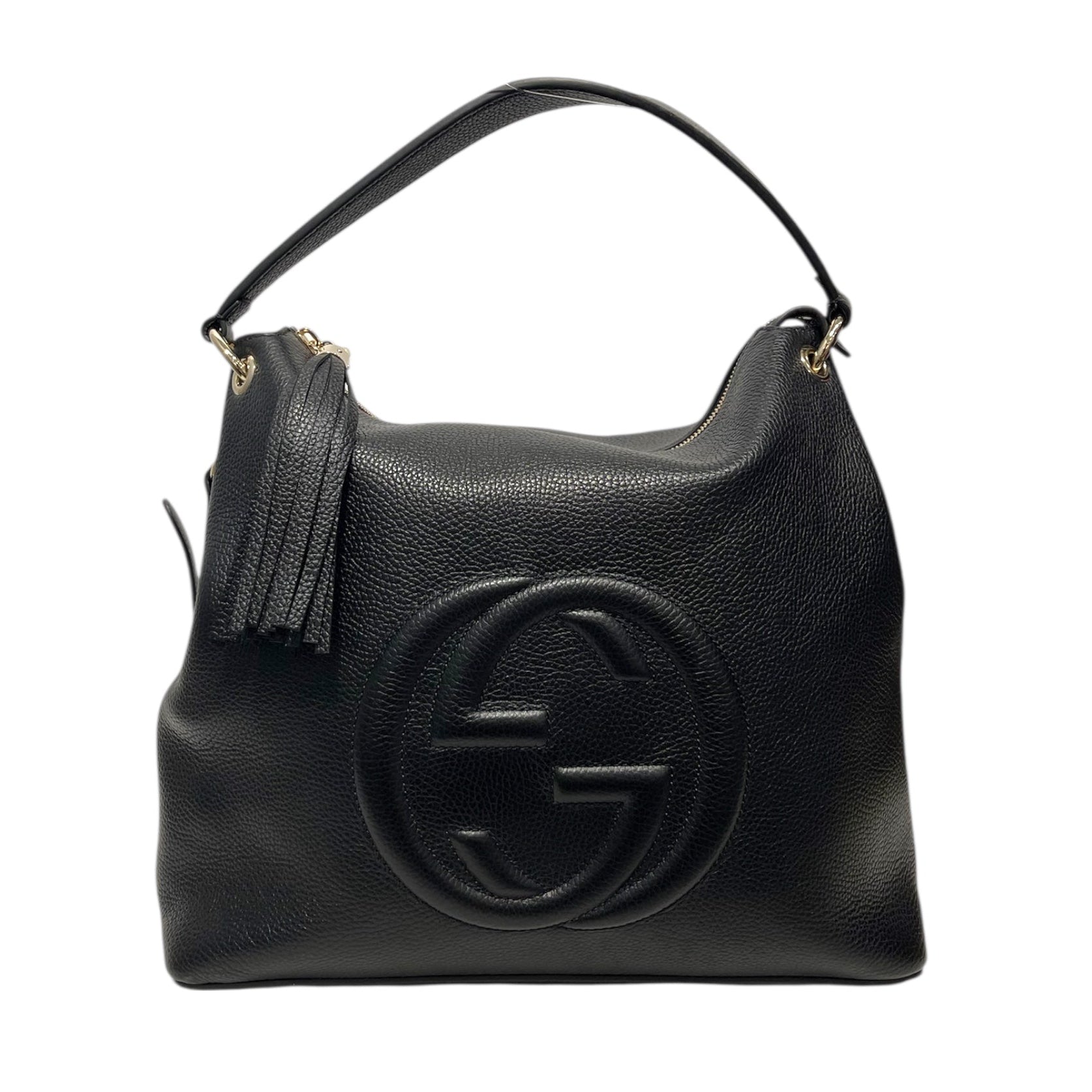 GUCCI/Bag/Leather/BLK/SOHO CONVERTIBLE HOBP LARGE view 1