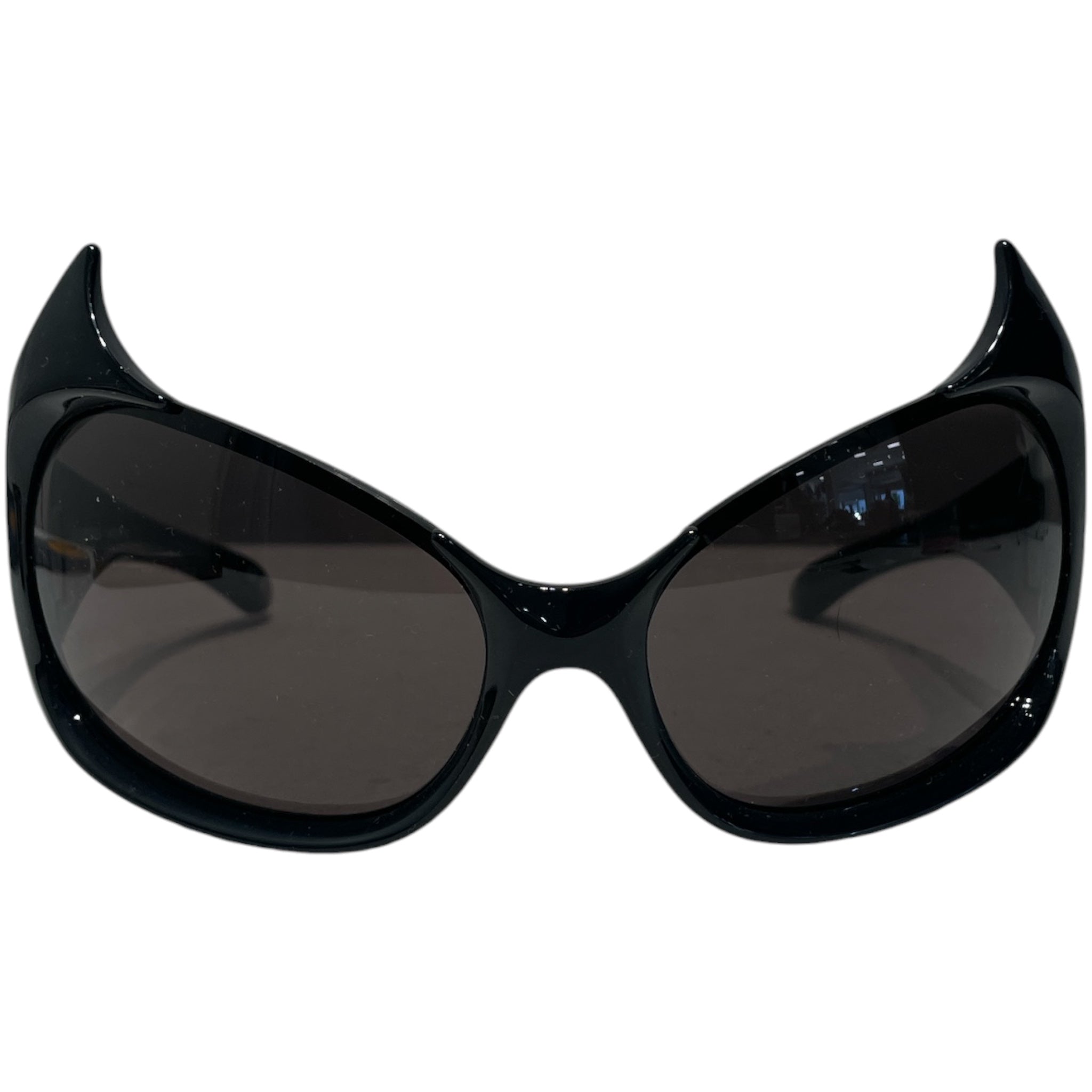 BALENCIAGA/Sunglasses/Plastic/BLK/R3ZDR12640 CAT view 1