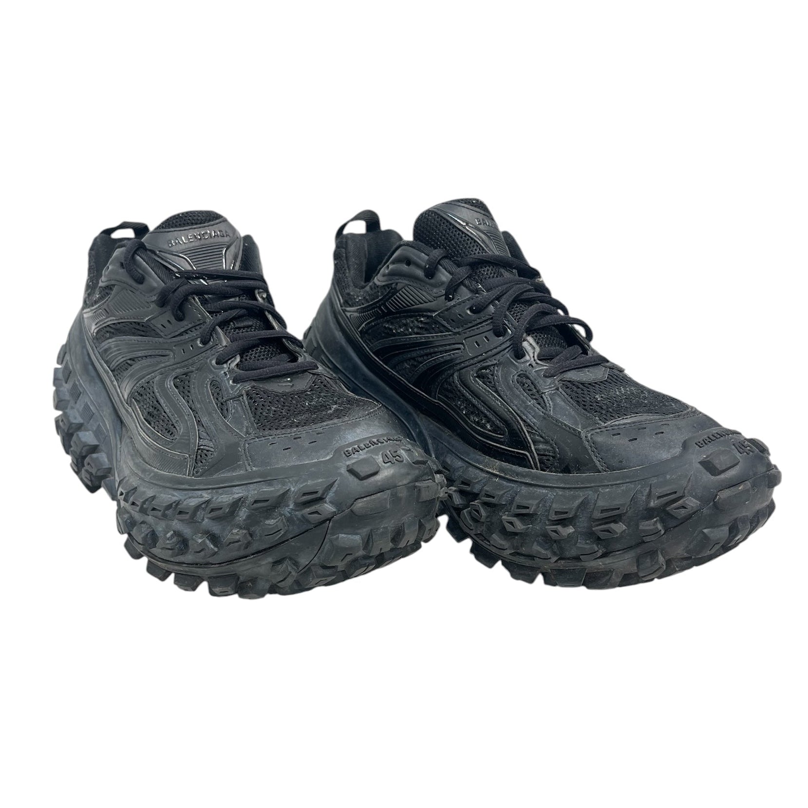 BALENCIAGA/Low-Sneakers/EU 45/Polyester/BLK/DEFENDER BLK view 1