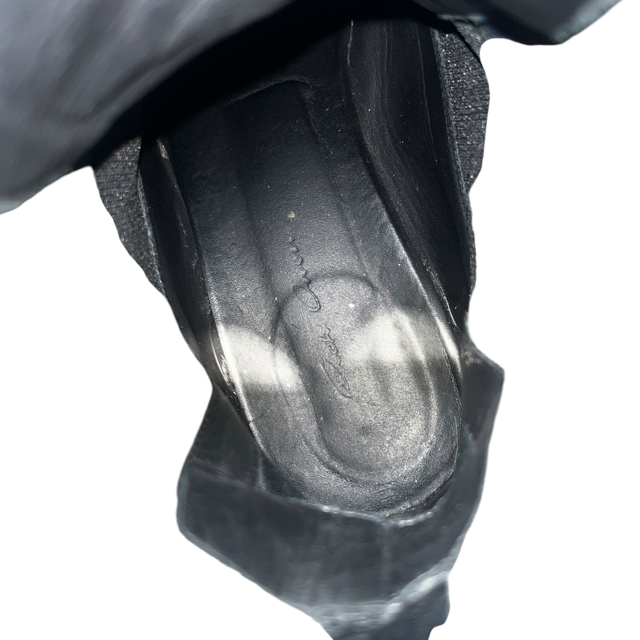 Rick Owens/Chelsea Boots/EU 42/Leather/BLK/KISS Heels view 4
