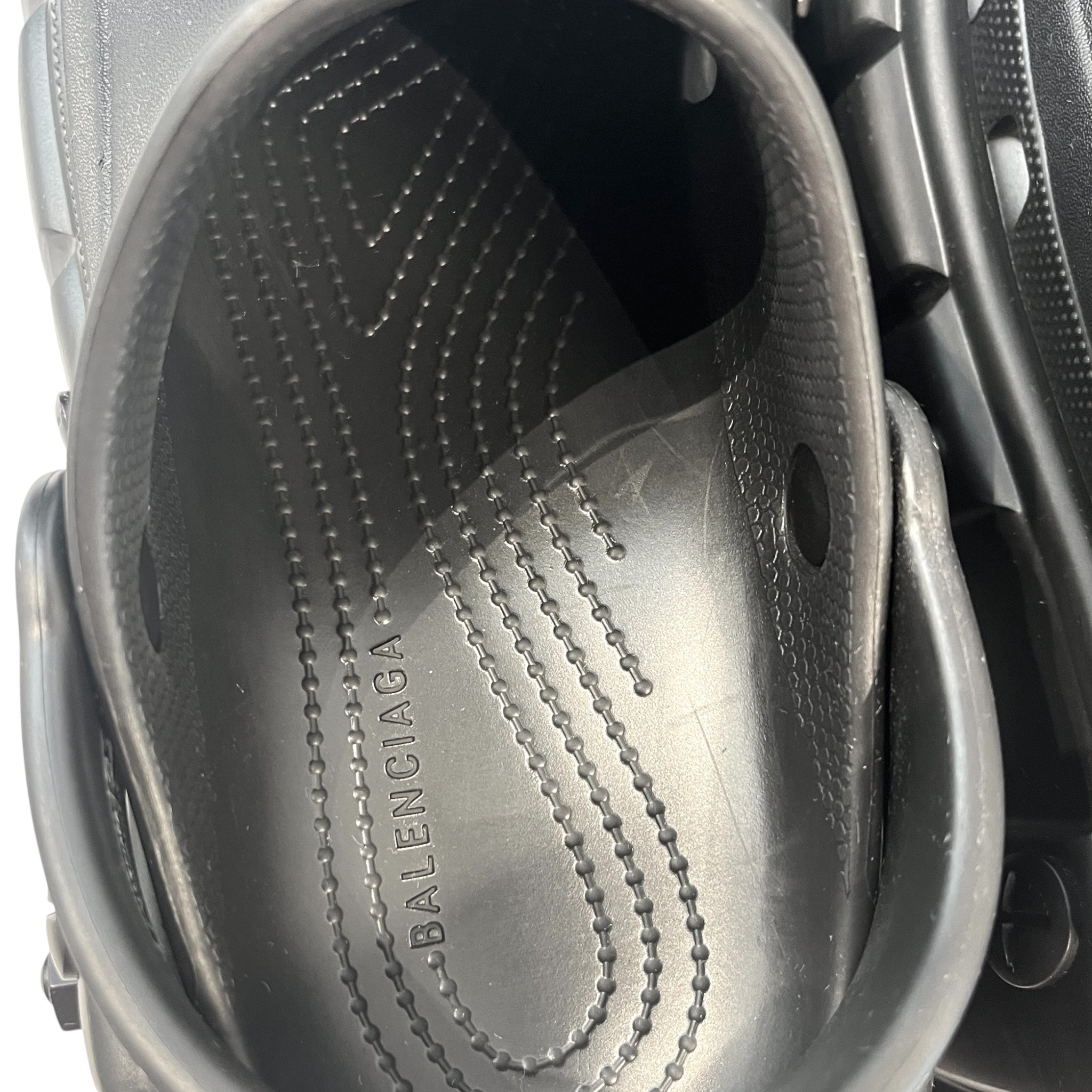 BALENCIAGA/Shoes/US 10/BLK/Platform Crocs view 3