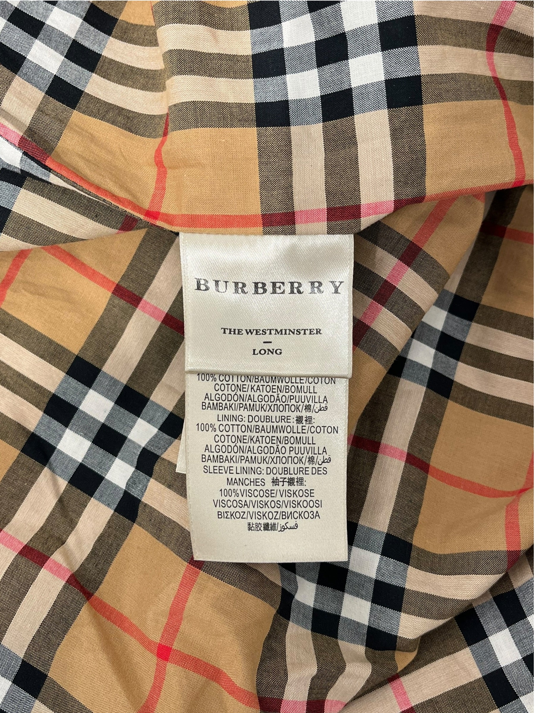 BURBERRY/Trench Coat/8/Cotton/GRN/THE WESTMINSTER LONG view 6
