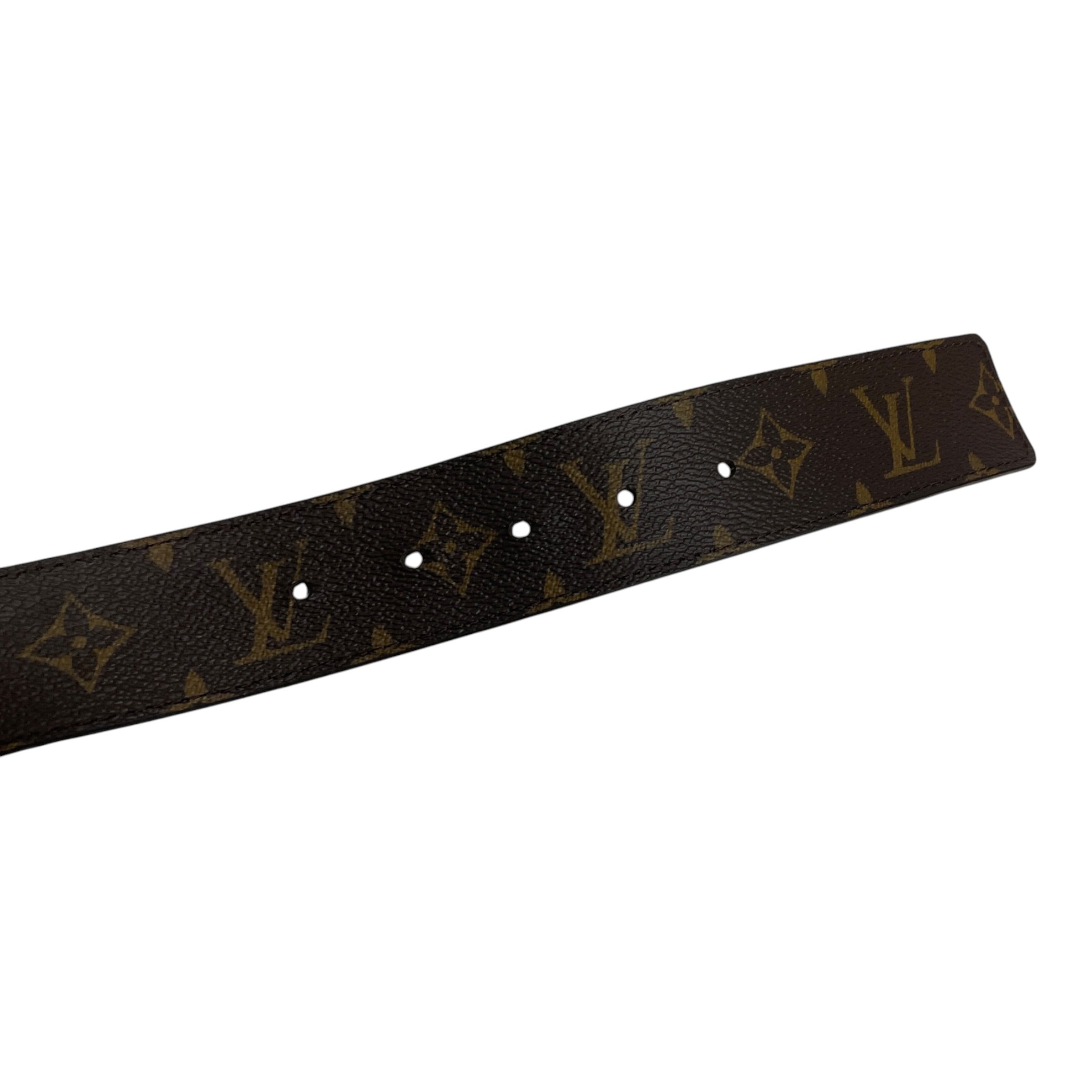 LOUIS VUITTON/Belt/Monogram/Leather/BRW/VIRGIL ABLOH ORANGE BUCKLE view 3