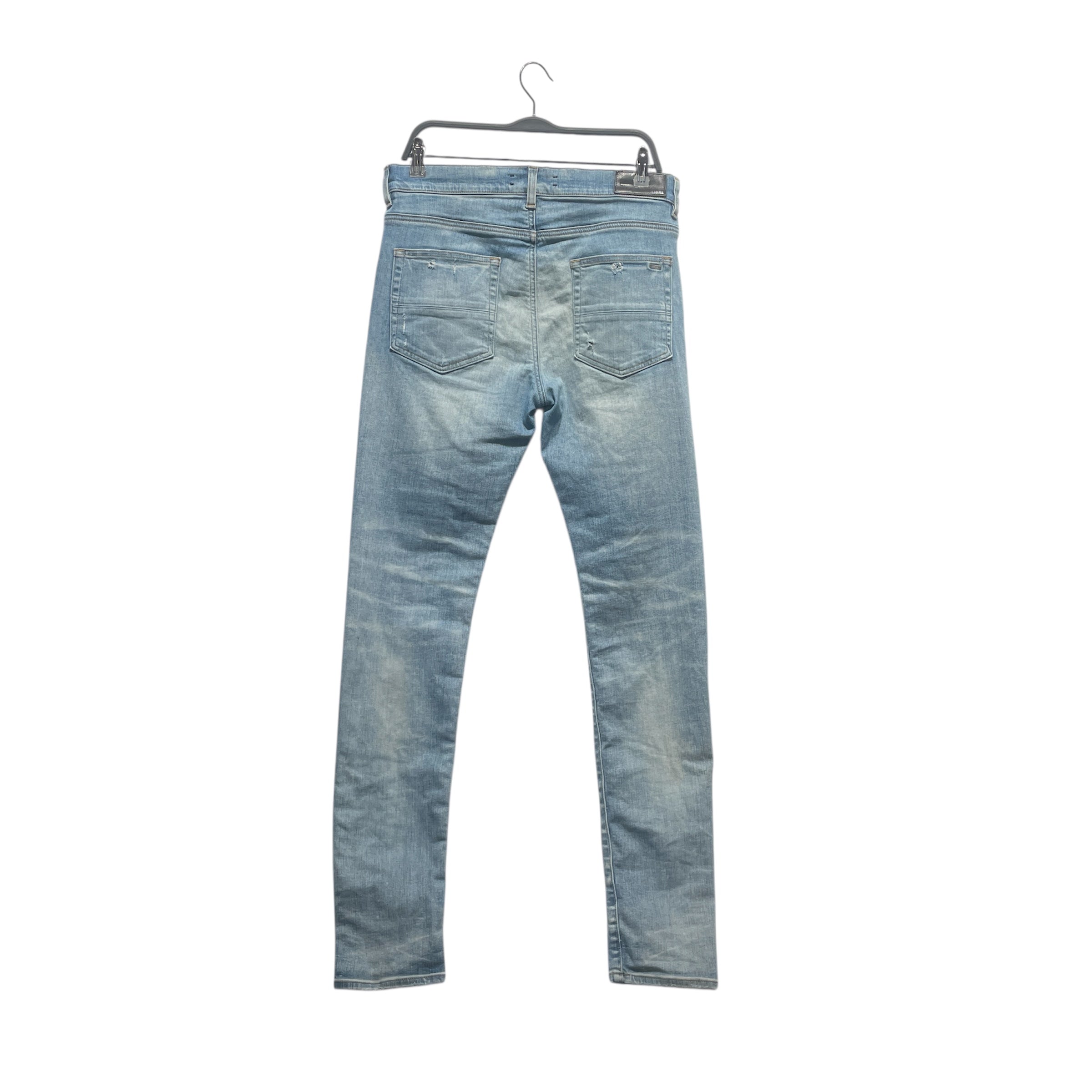 AMIRI/Skinny Pants/33/Cotton/BLU/ view 2