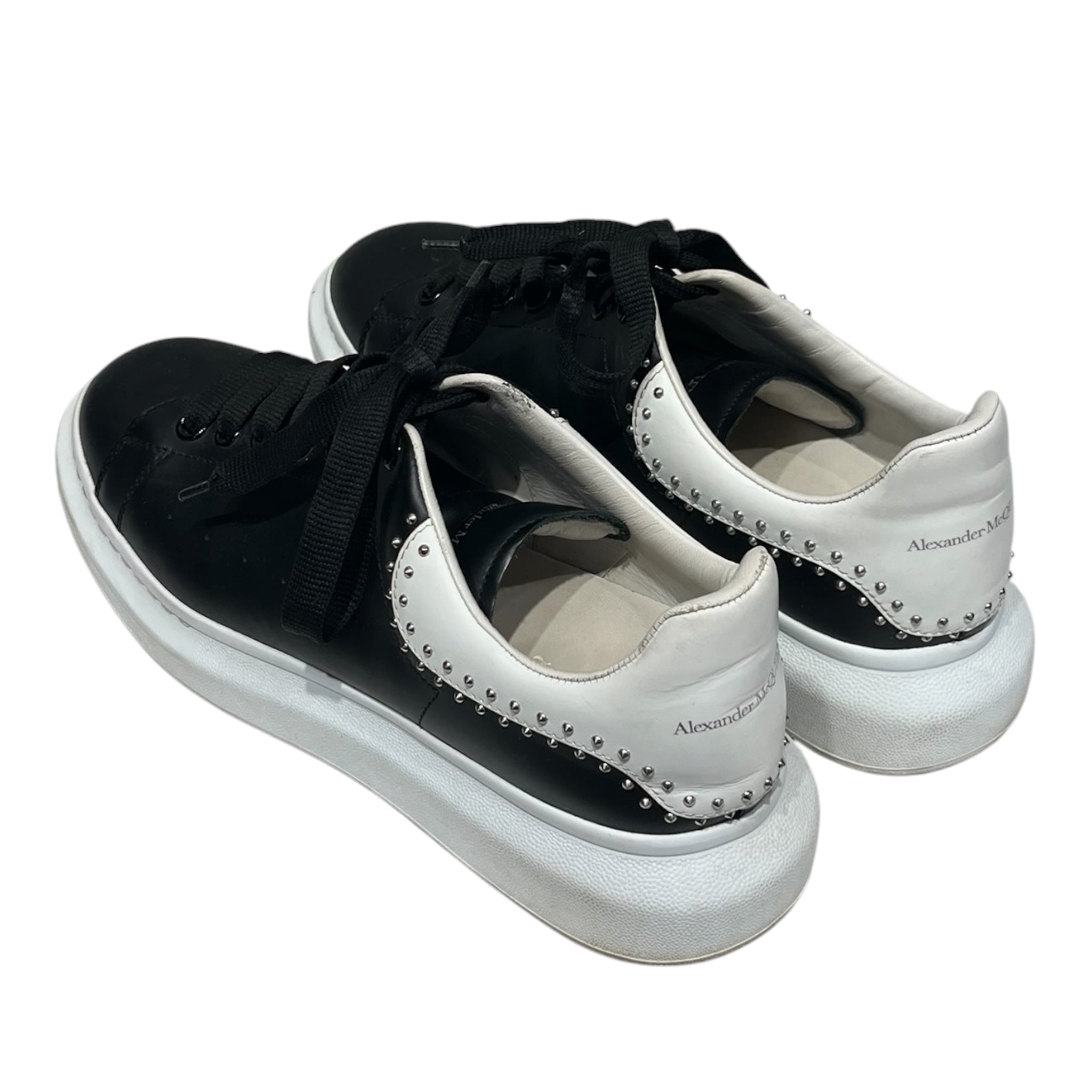 Alexander McQueen/Low-Sneakers/EU 45/Leather/BLK/STUDS view 2