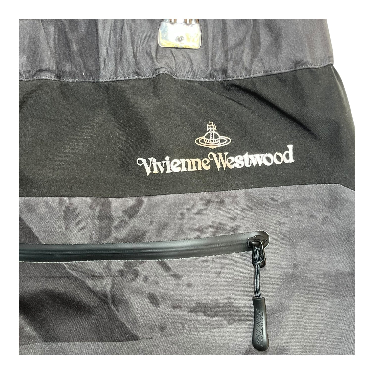 PALACE/Vivienne Westwood/Straight Pants/XL/Polyester/BLK/All Over Print/AW24 GORETEX PANTS view 5