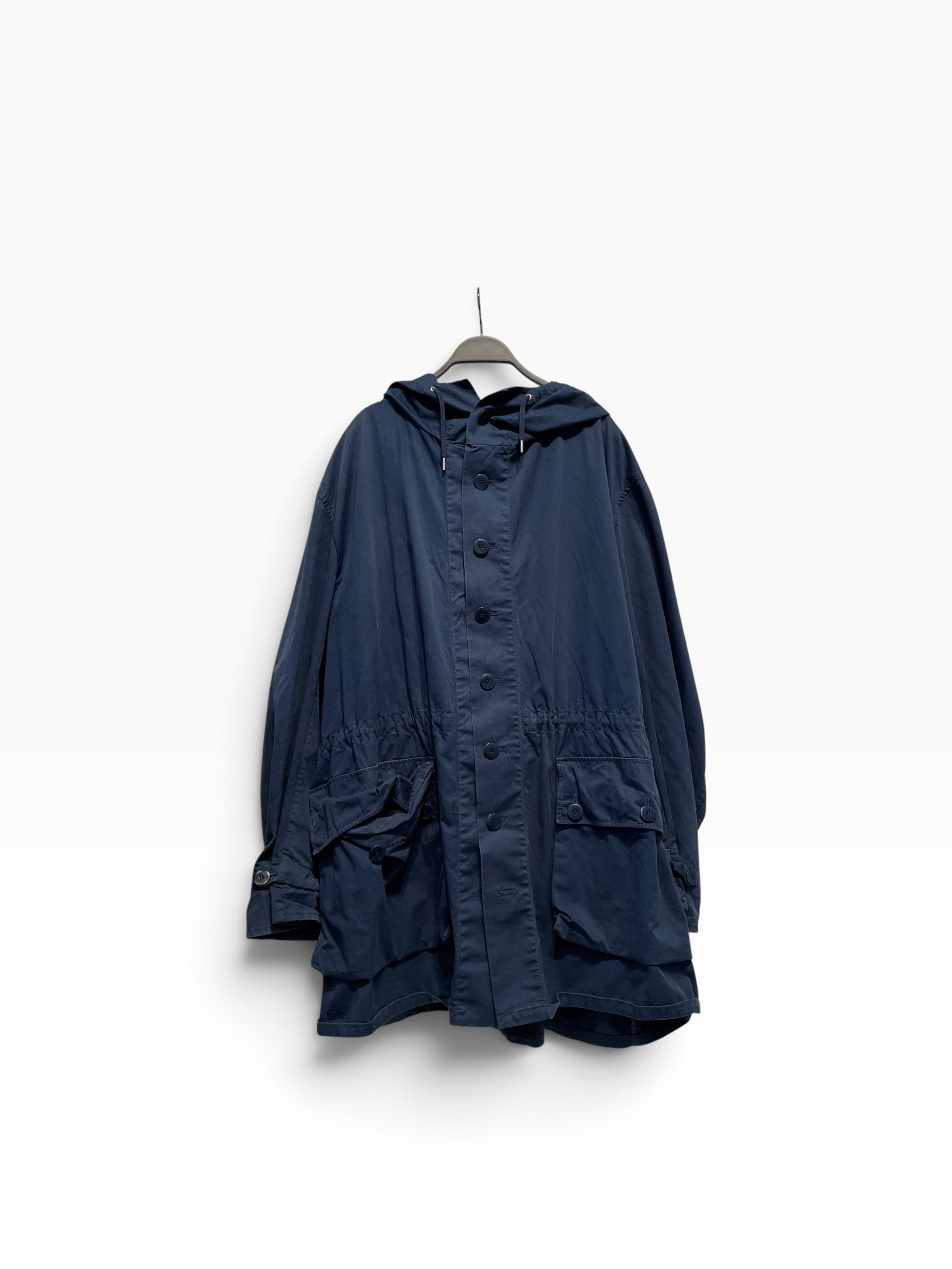 JACQUEMUS/Jacket/48/Cotton/NVY/DRAWSTRING WAIST view 1