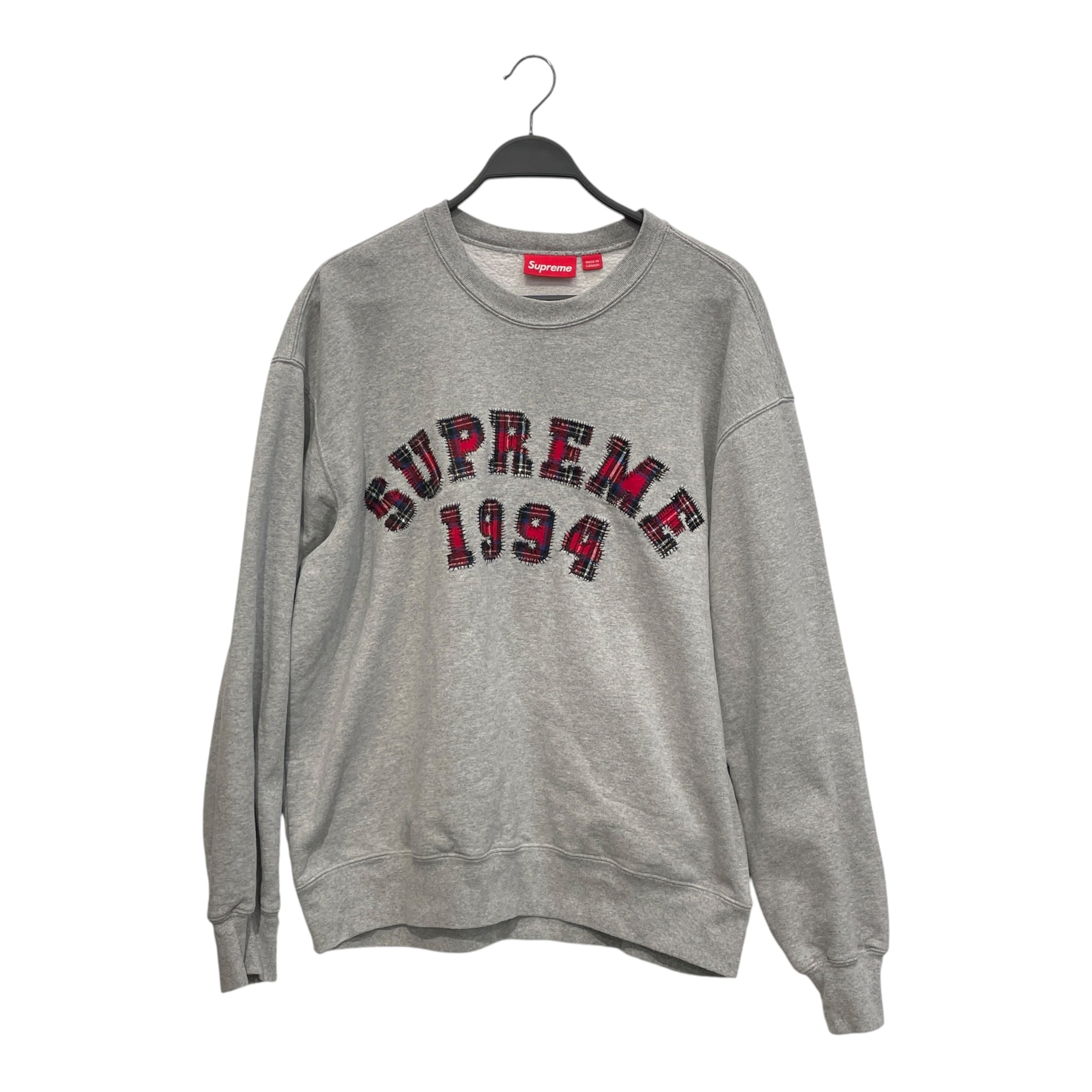 Supreme/Sweatshirt/L/Cotton/SLV/PLAID SUPREME LOGO 1994 view 1