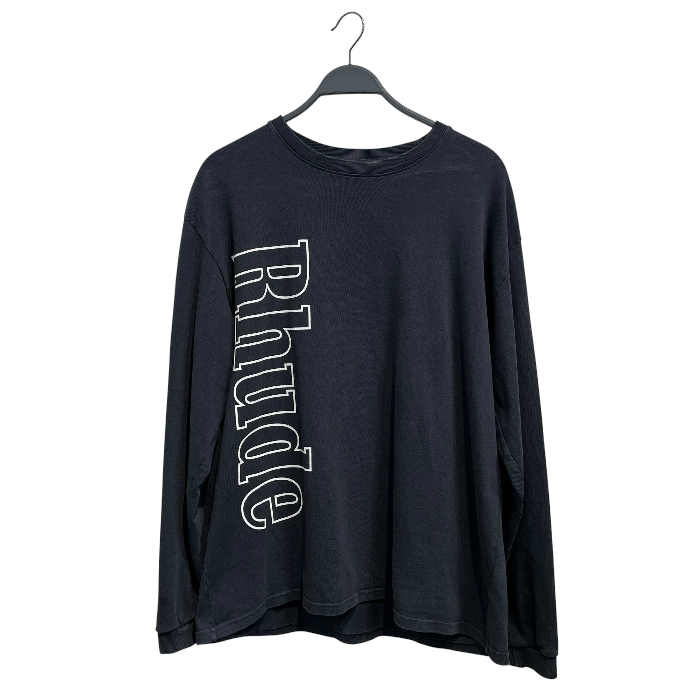 RHUDE/LS T-Shirt/M/Cotton/GRY/Graphic/Side Print view 1